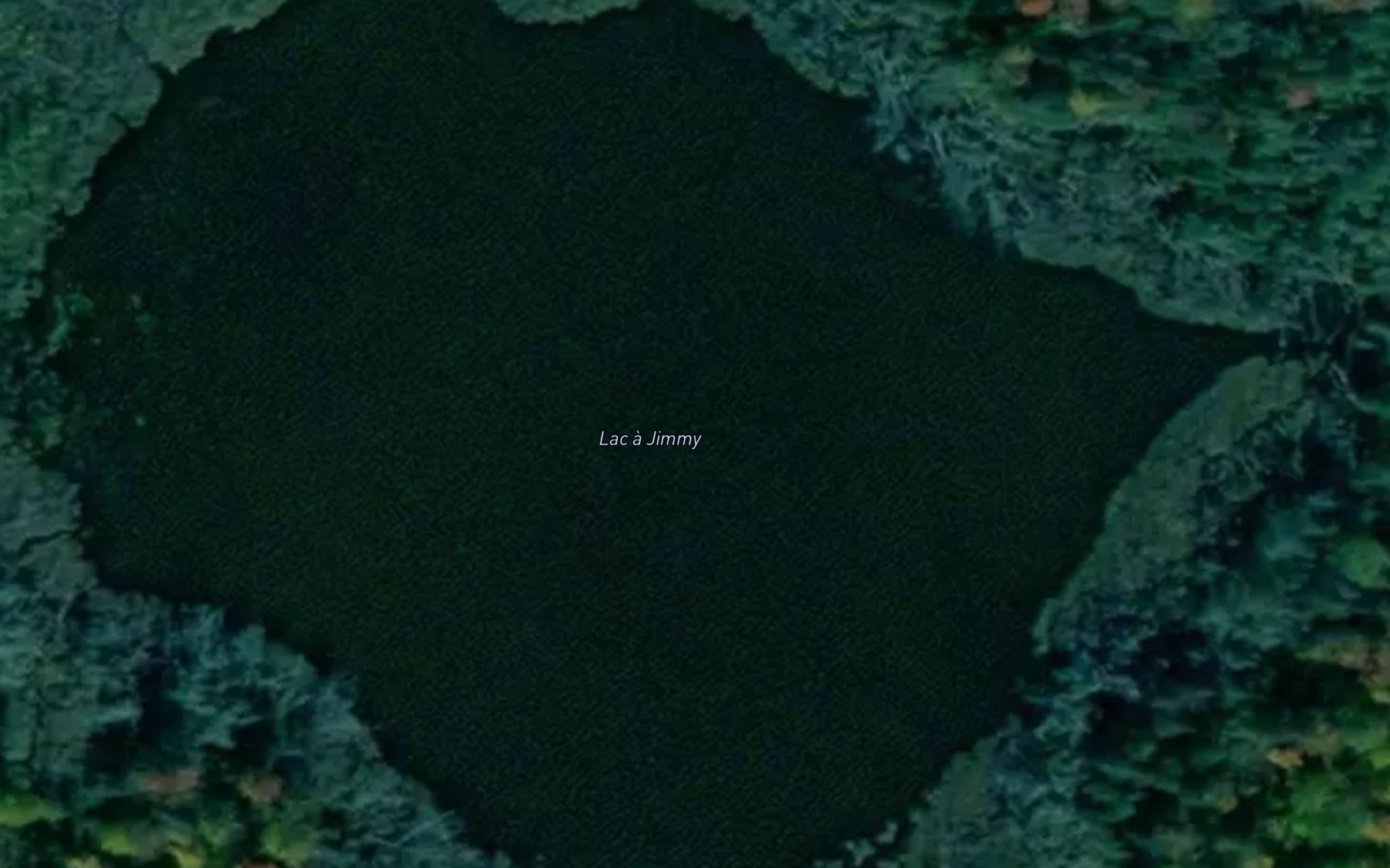 Satellite map of the Lac a Jimmy