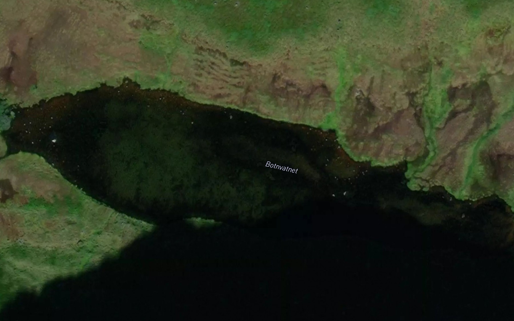 Satellite map of the Botnvatnet