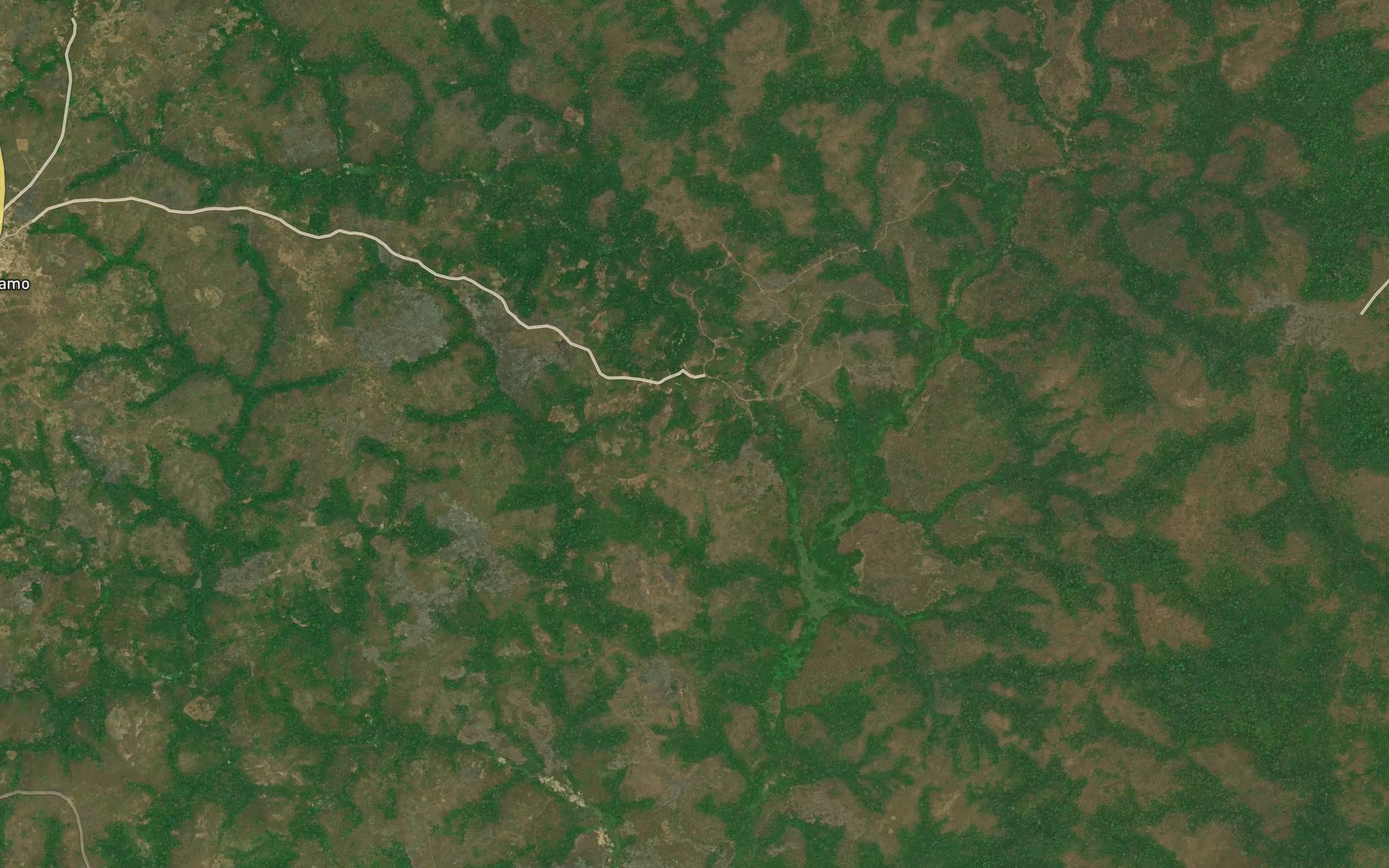 Satellite map of the Ngobok