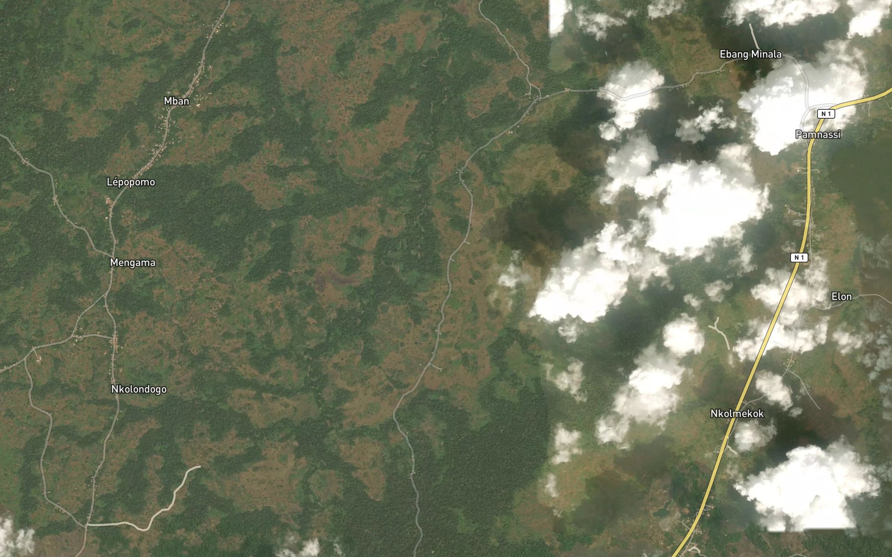 Satellite map of the Pamna