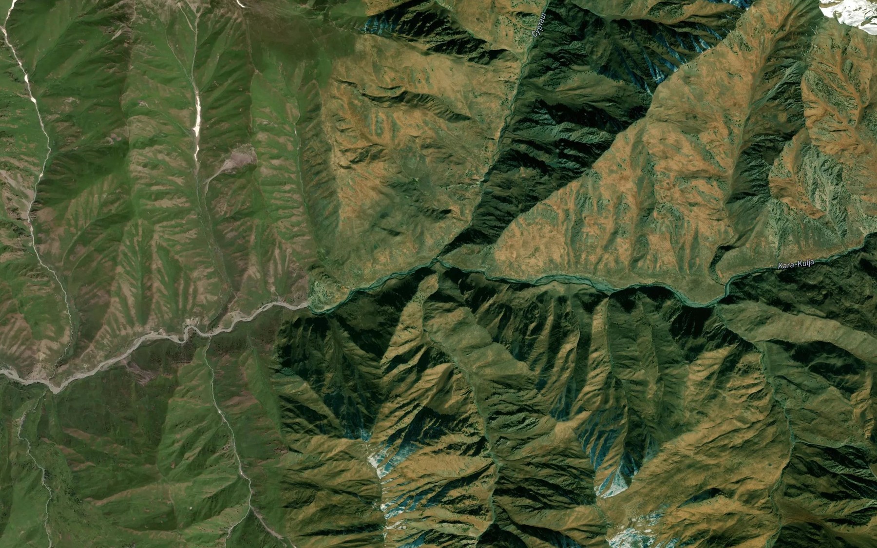 Satellite map of the Kashkasu