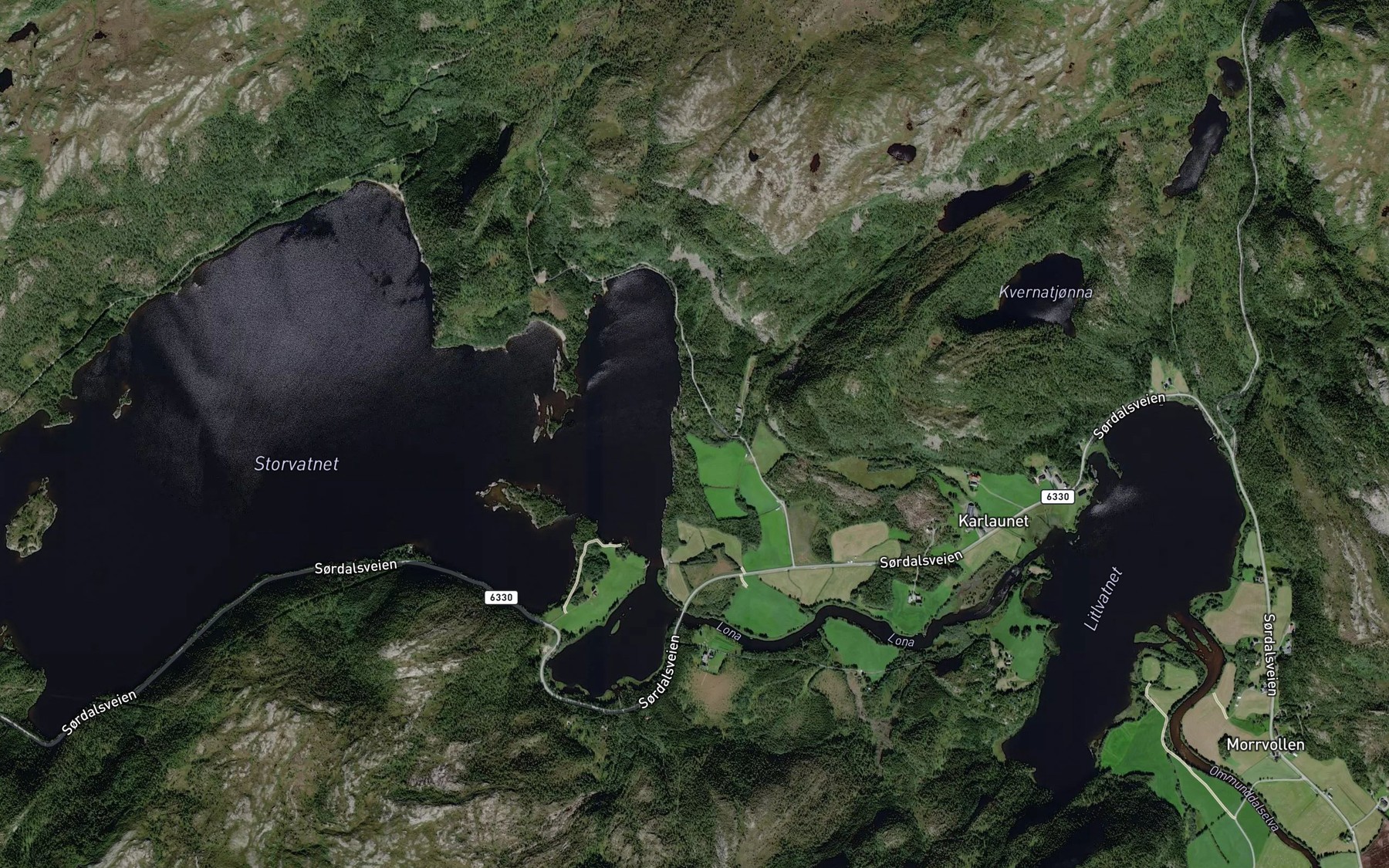 Satellite map of the Veita