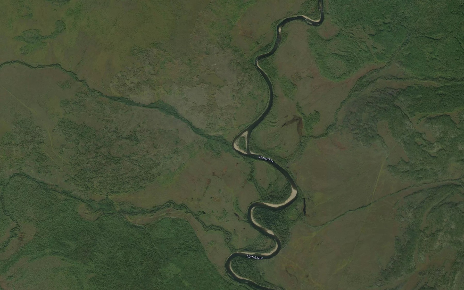 Satellite map of the Severnyy