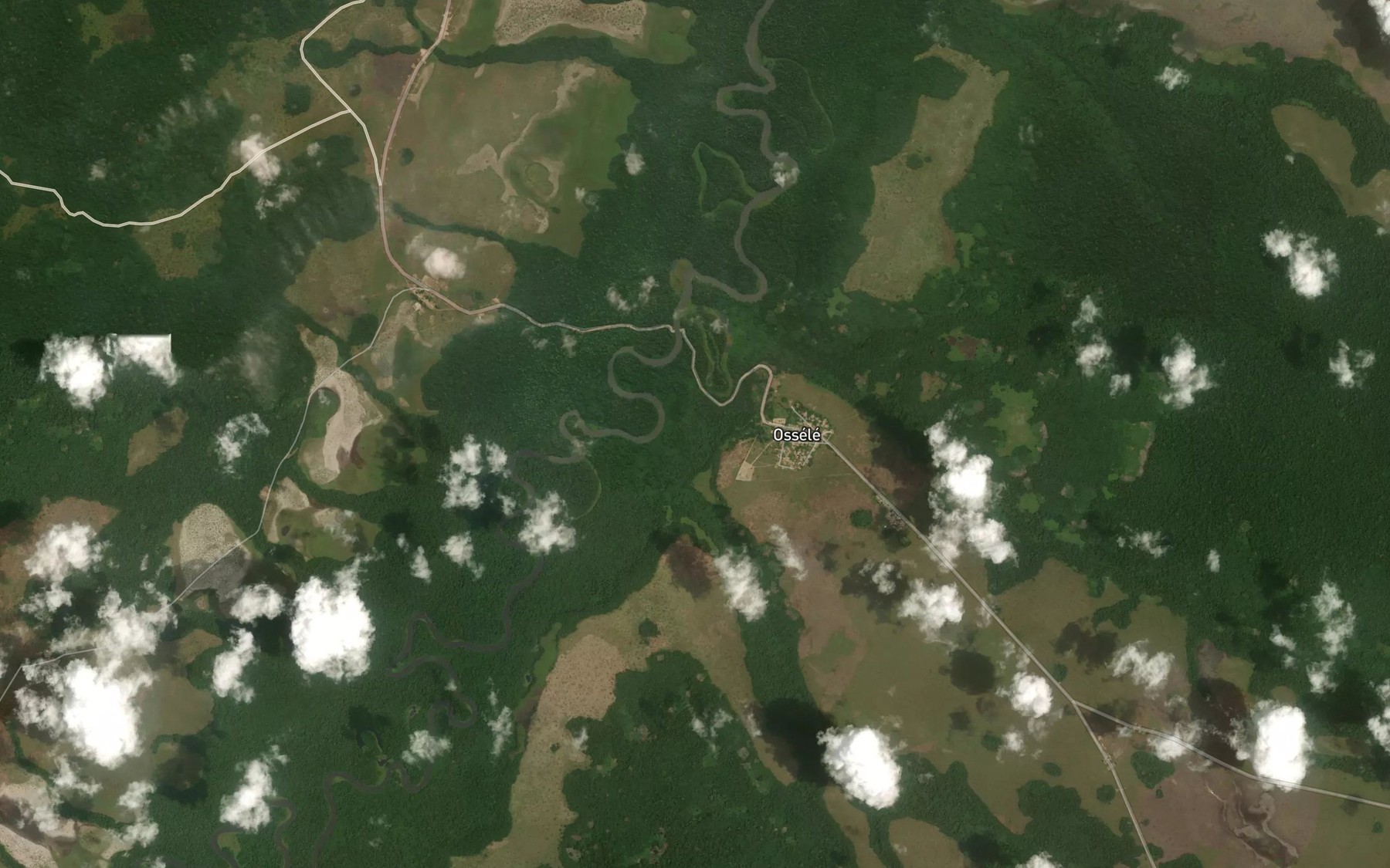 Satellite map of the Leke