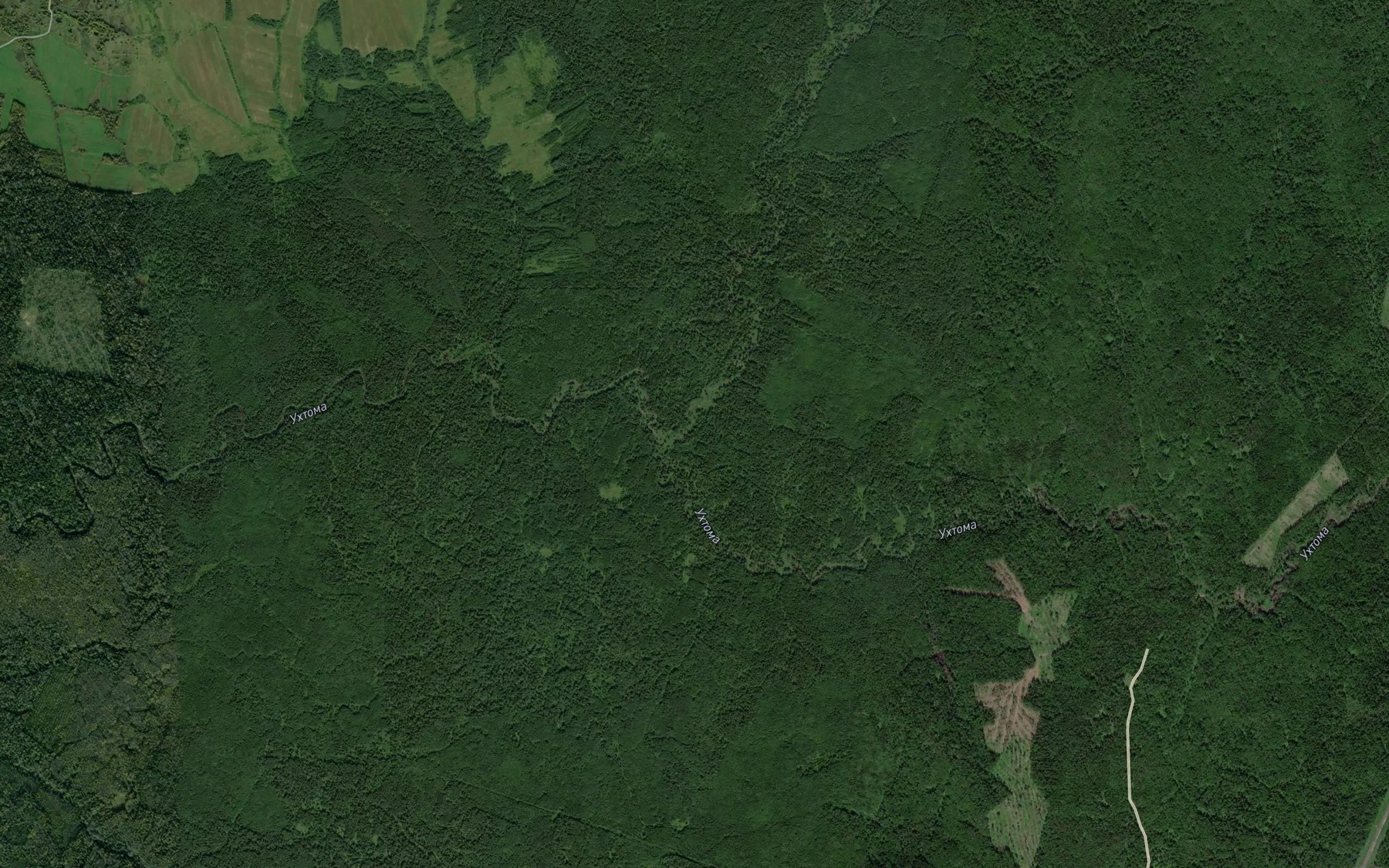 Satellite map of the Polygalka