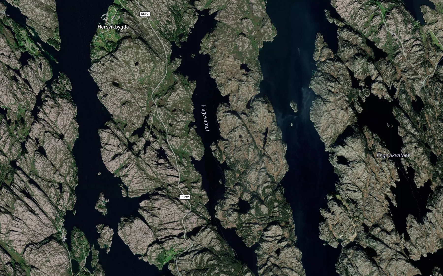 Satellite map of the Annevika