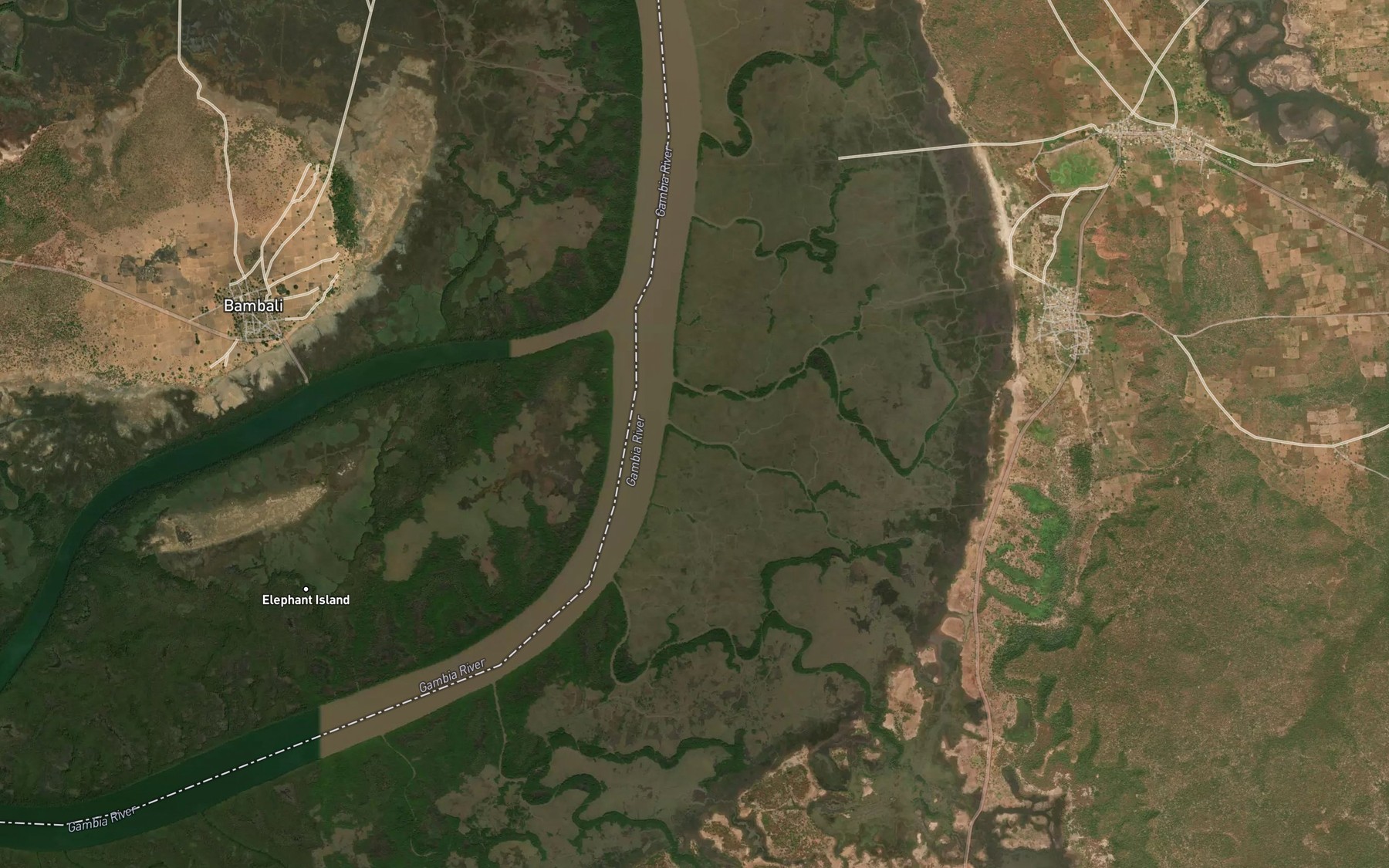 Satellite map of the Tabandadong Bolon