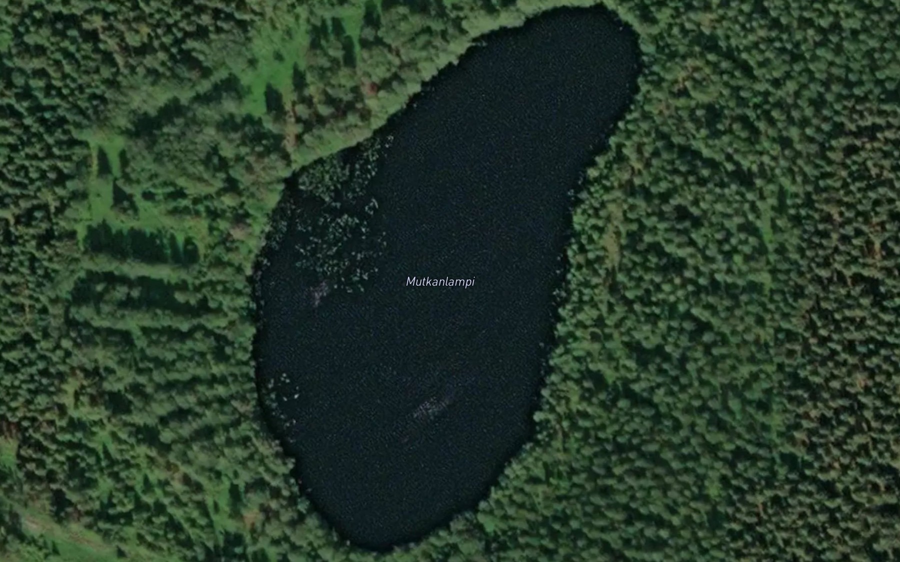 Satellite map of the Mutkanlampi