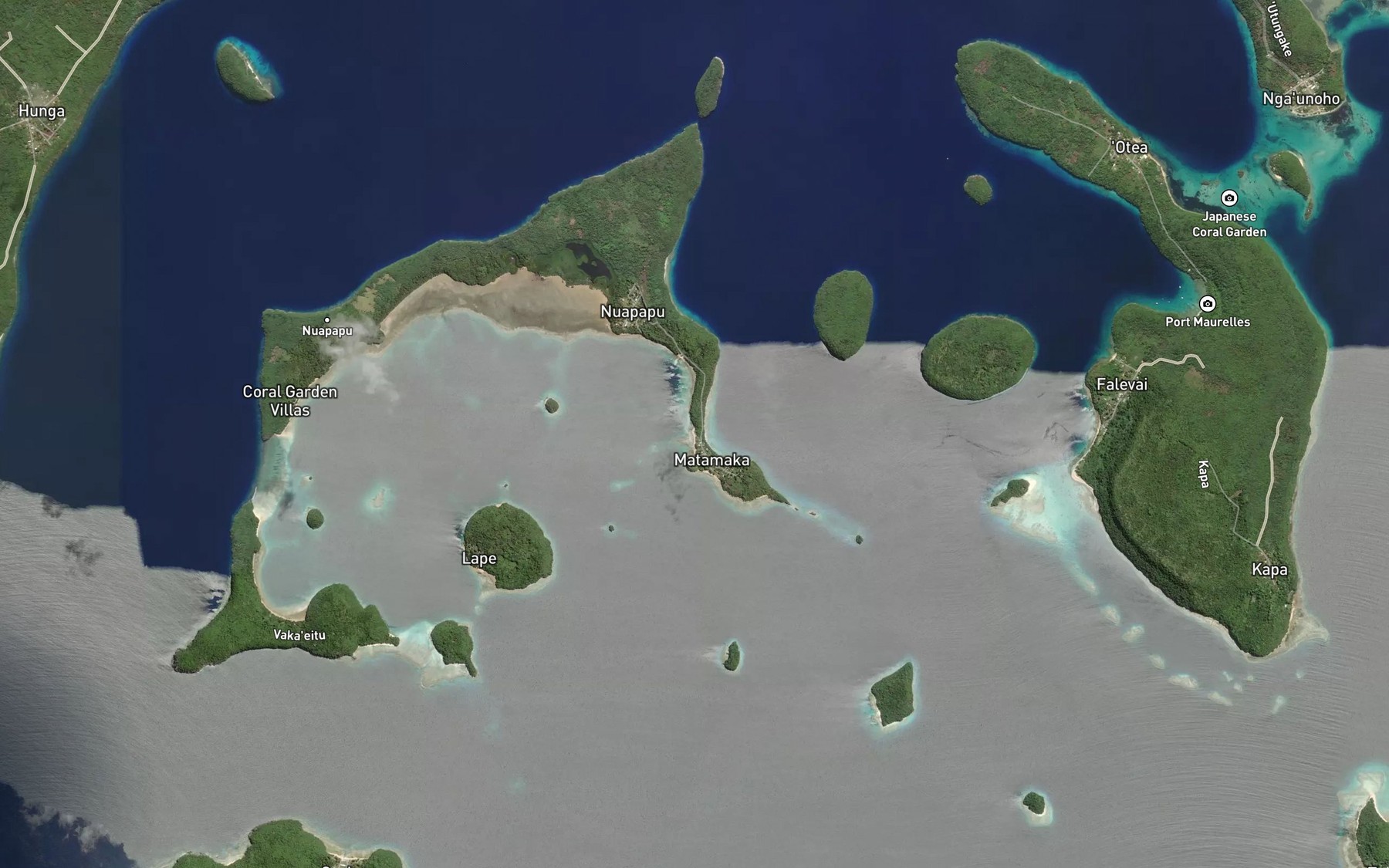 Satellite map of the Matamaka