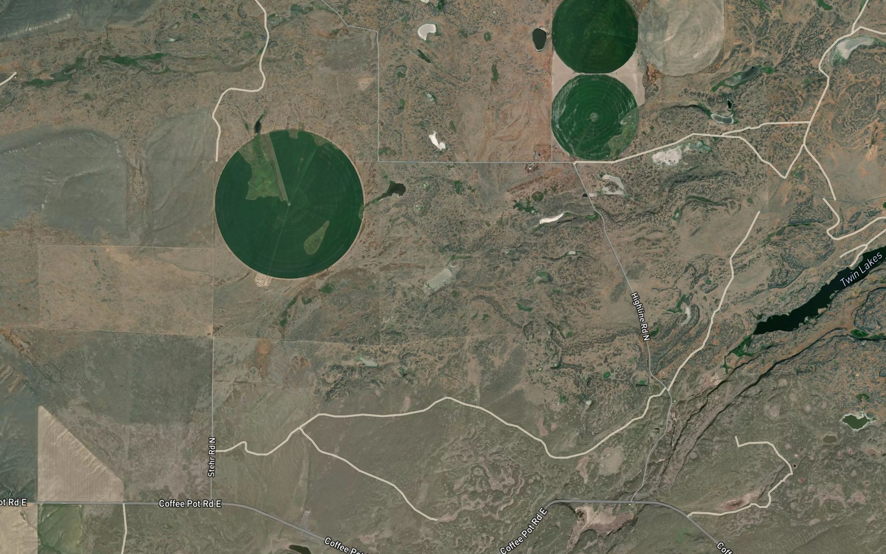 Satellite map of the Rock Cut Bridge