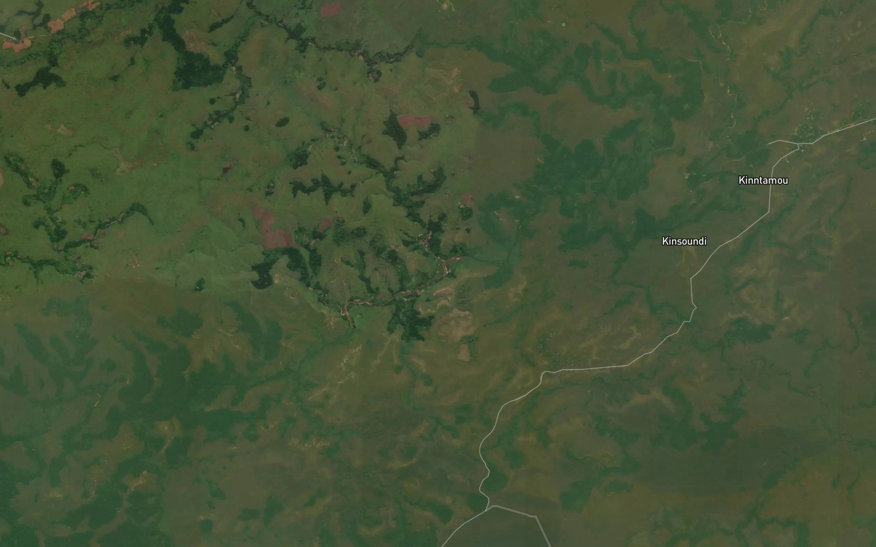 Satellite map of the Ntamba