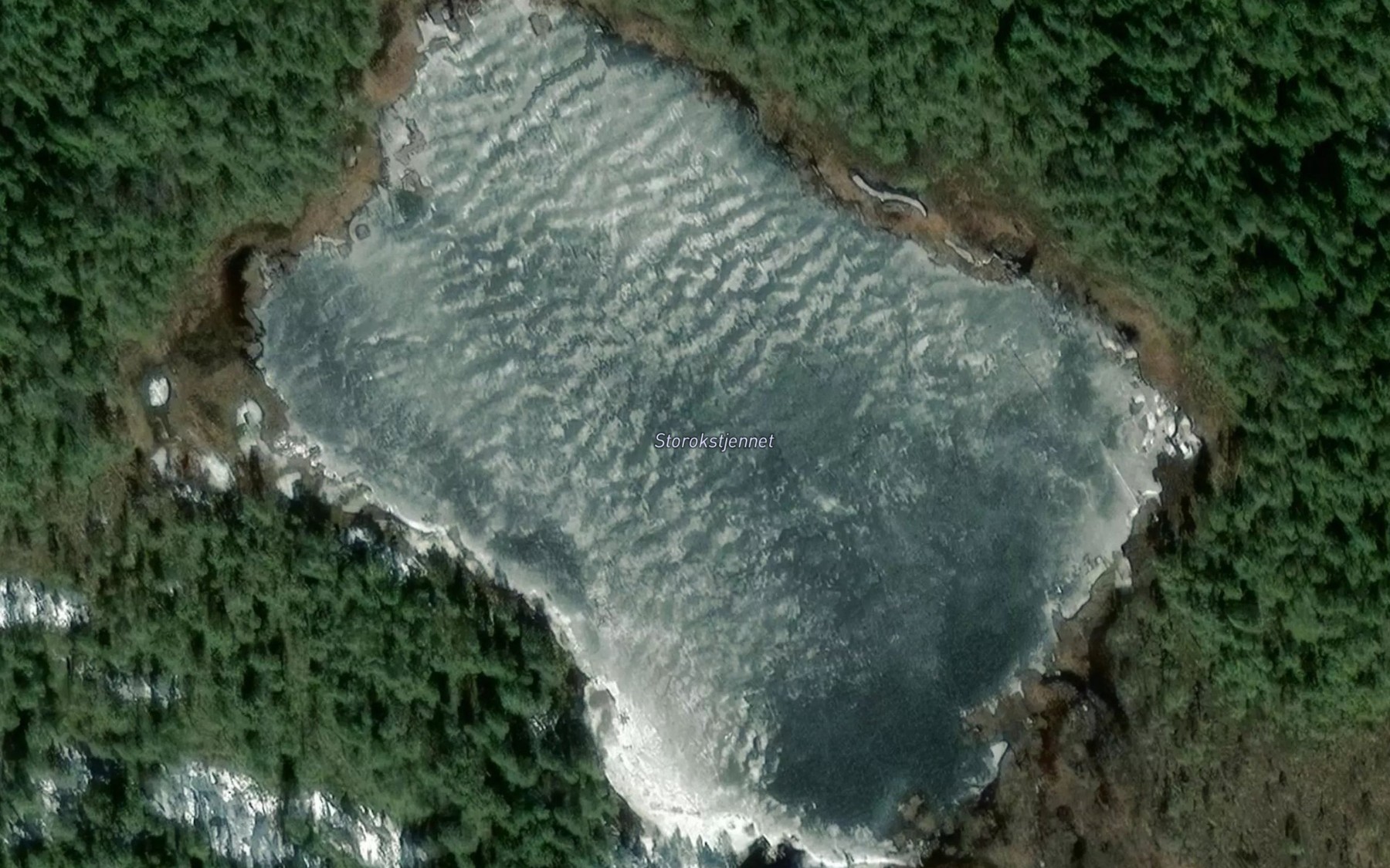 Satellite map of the Storokstjernet
