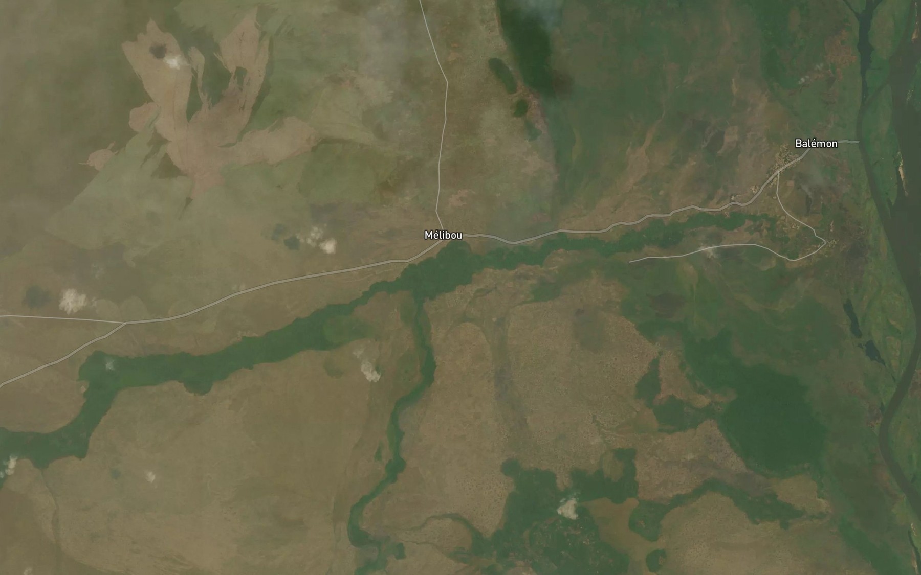 Satellite map of the Nganba
