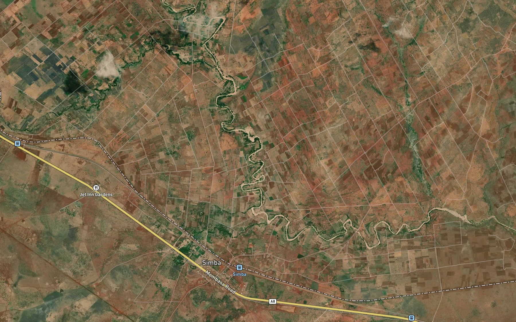 Satellite map of the Thuti