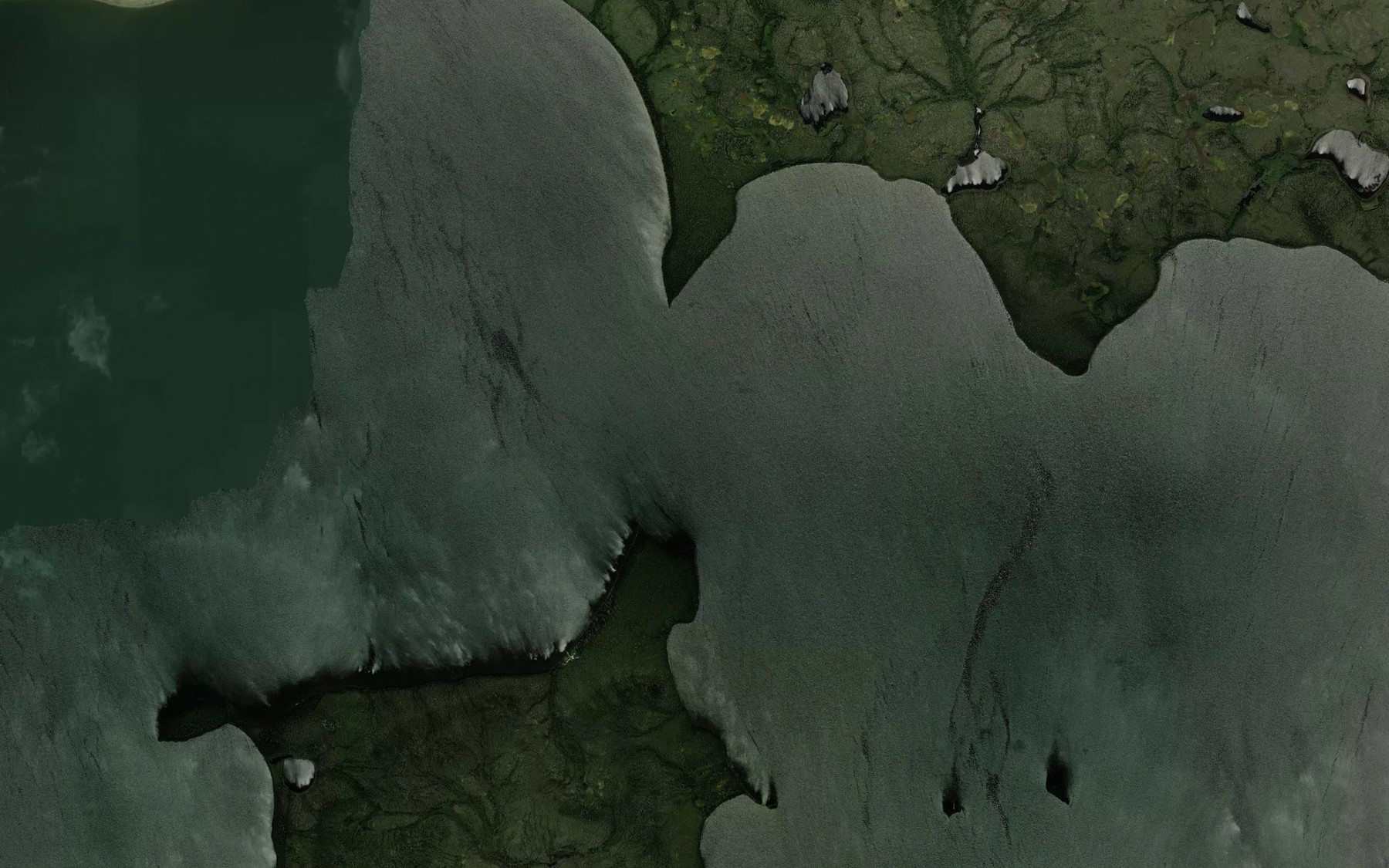 Satellite map of the Holmes Lake