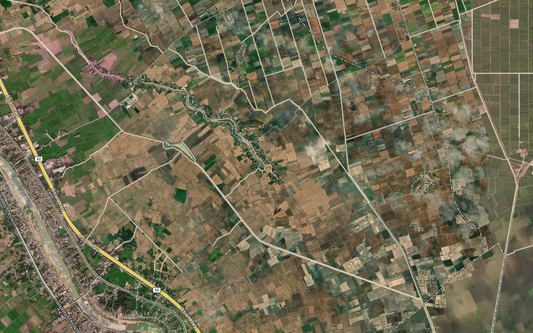 Satellite map of the Khlong Soi