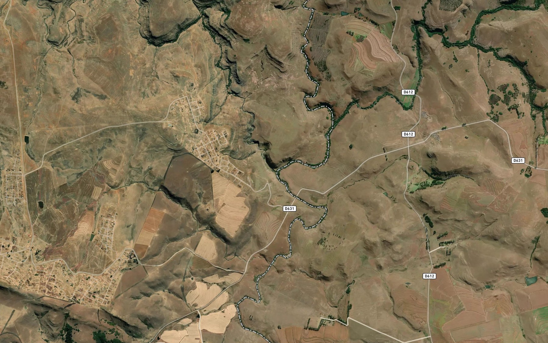 Satellite map of the Nyongo