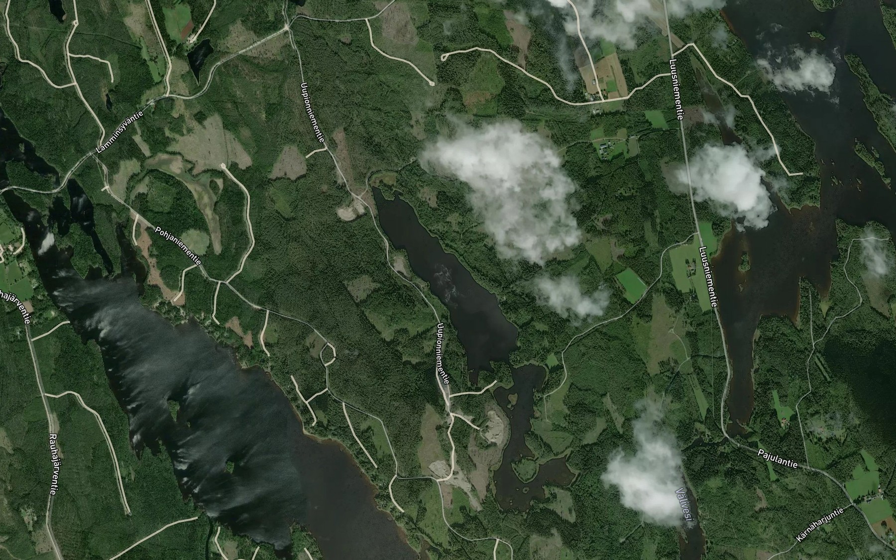 Satellite map of the Pohjalampi