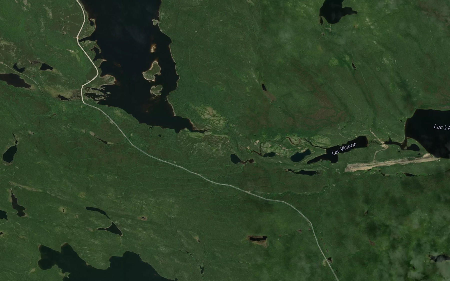 Satellite map of the Riviere a Paul