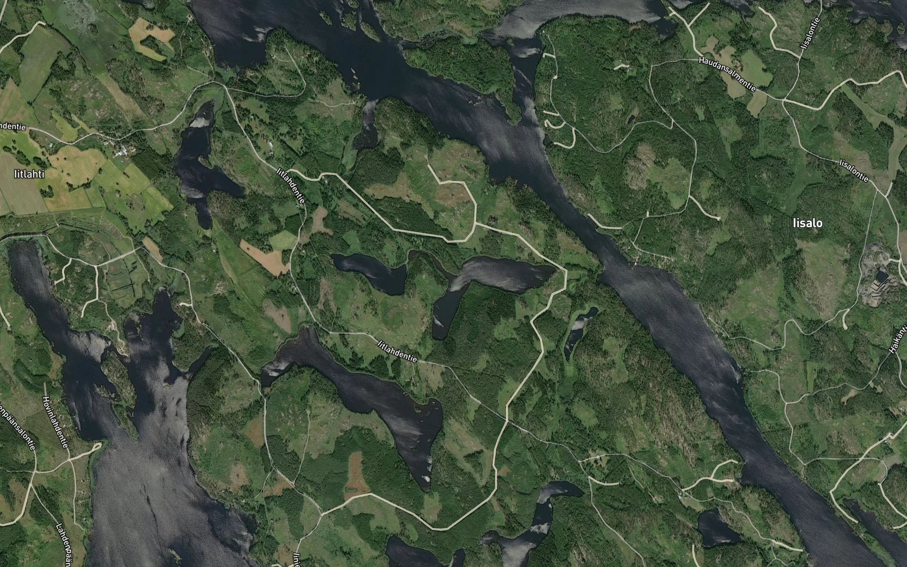 Satellite map of the Kakojarvet