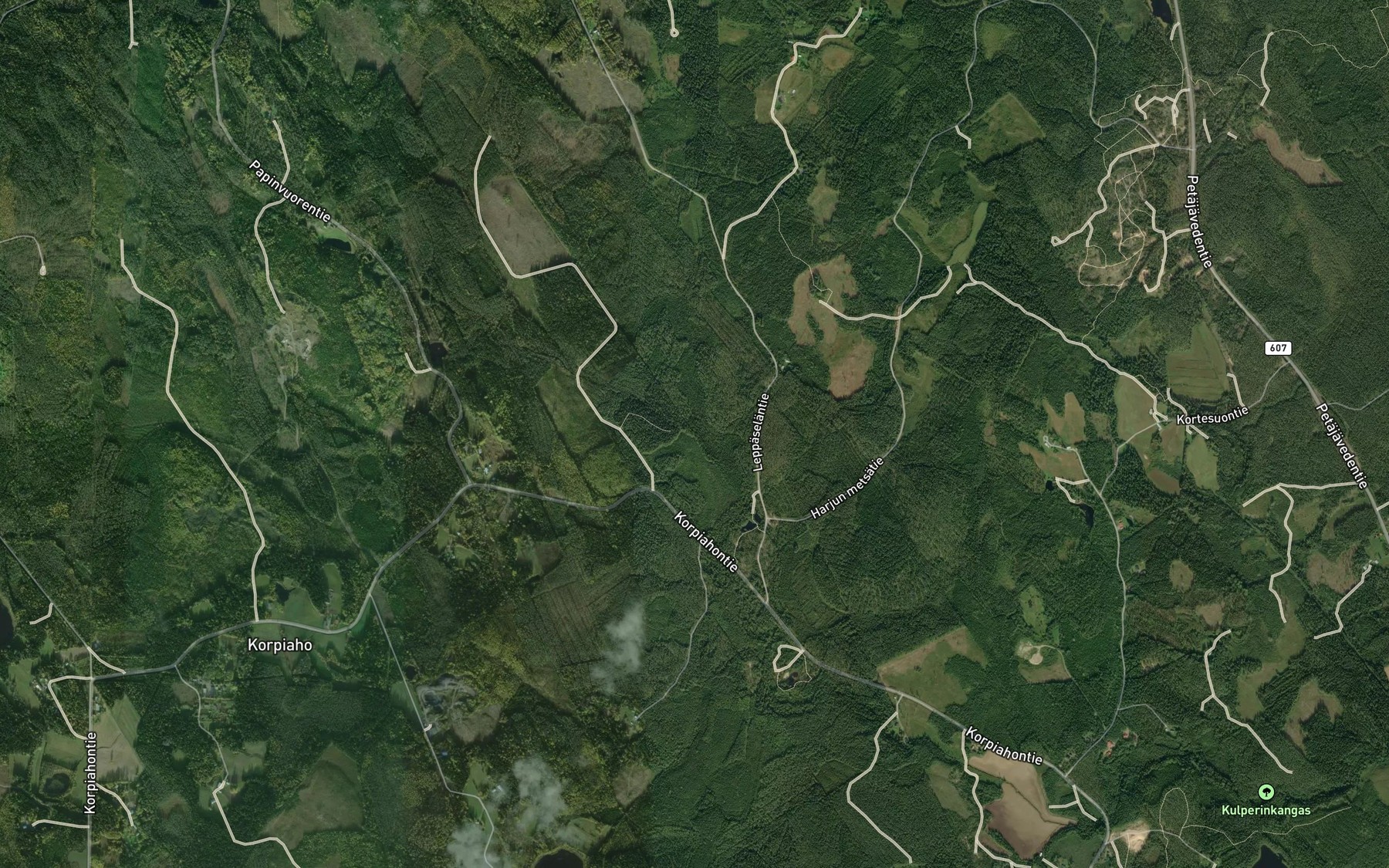 Satellite map of the Kalattomanoja