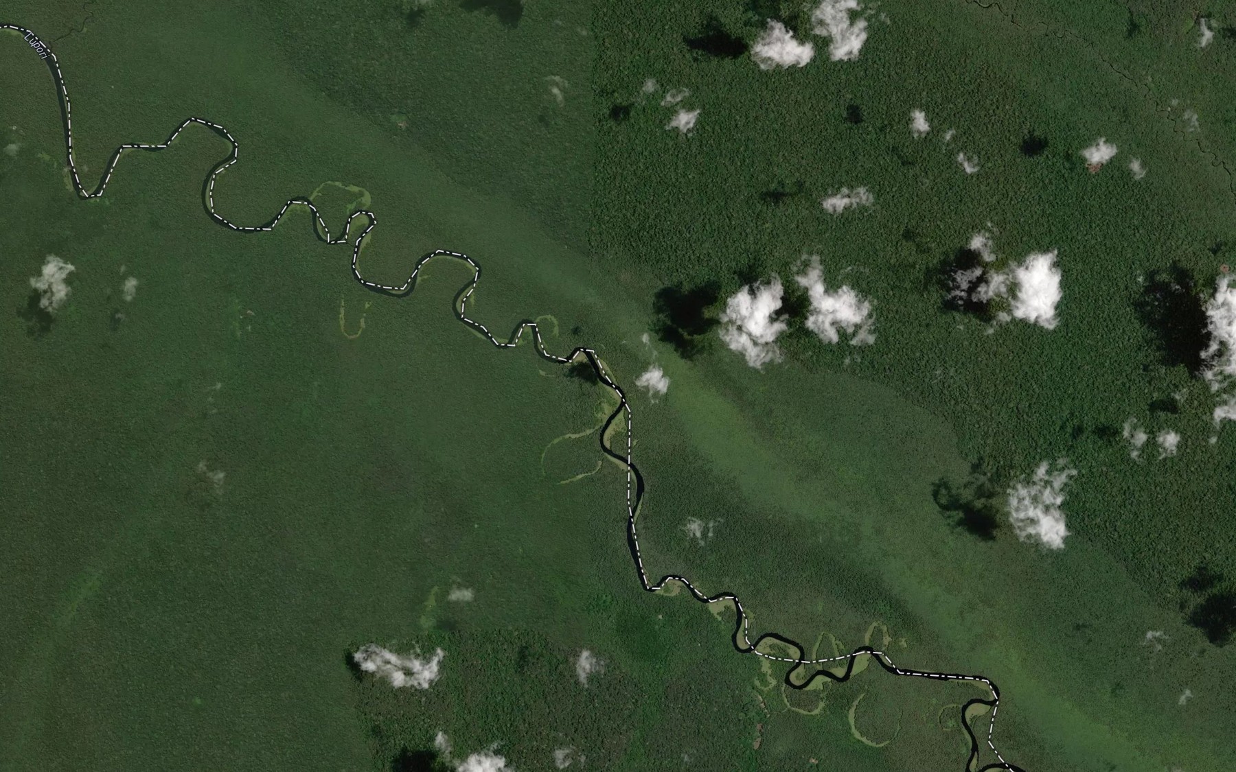 Satellite map of the Lohole