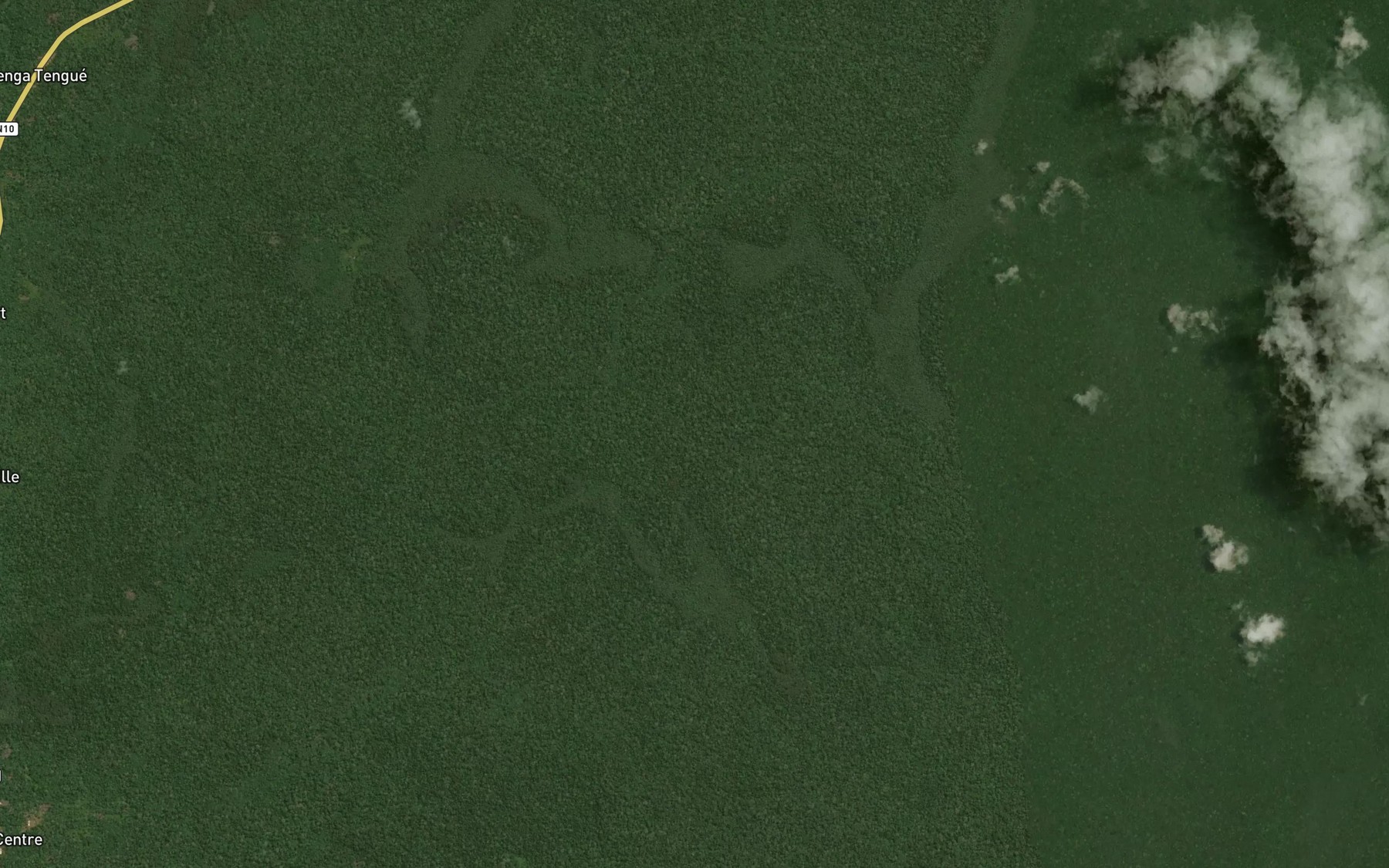Satellite map of the Doumoukele