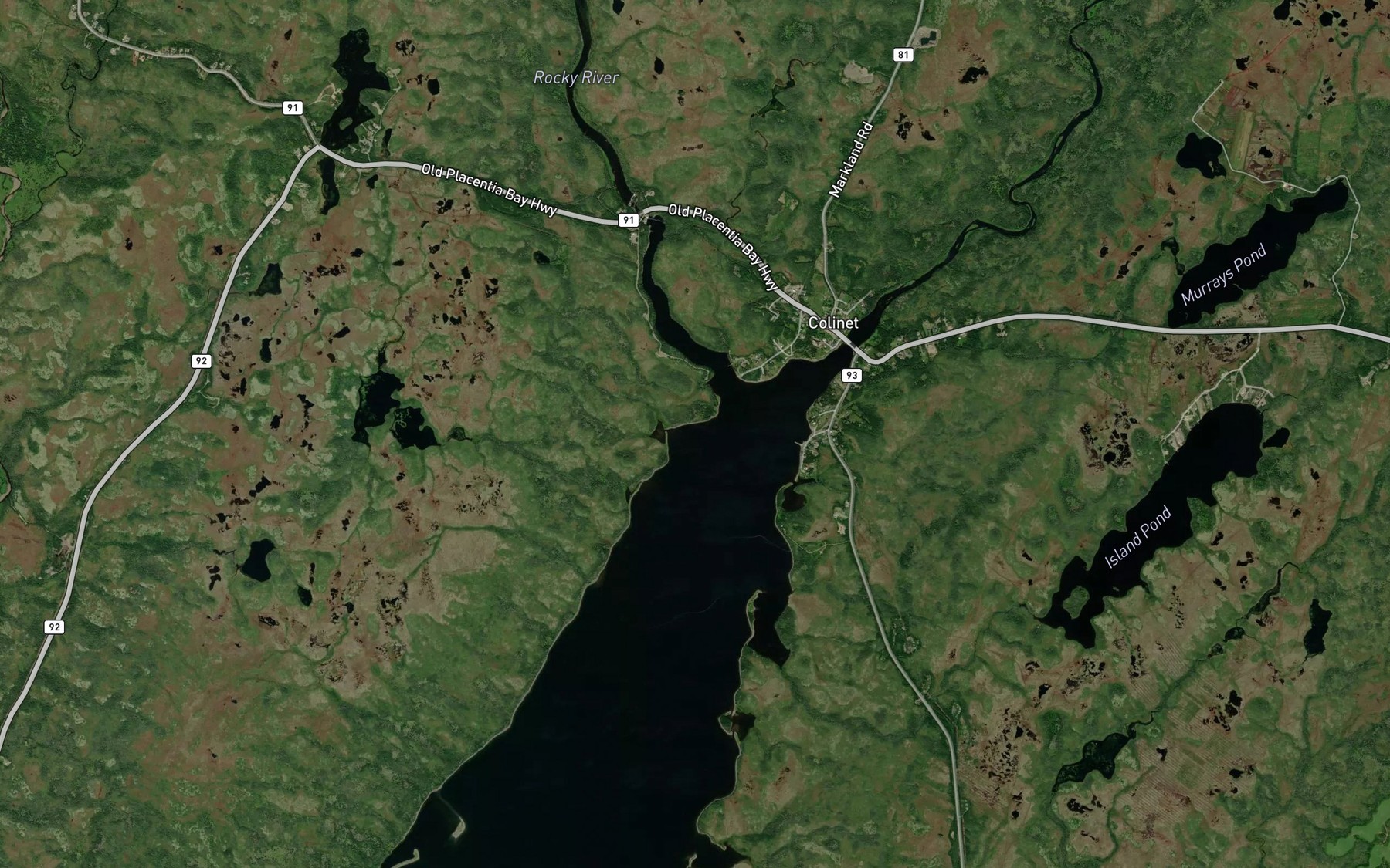 Satellite map of the First Barasway