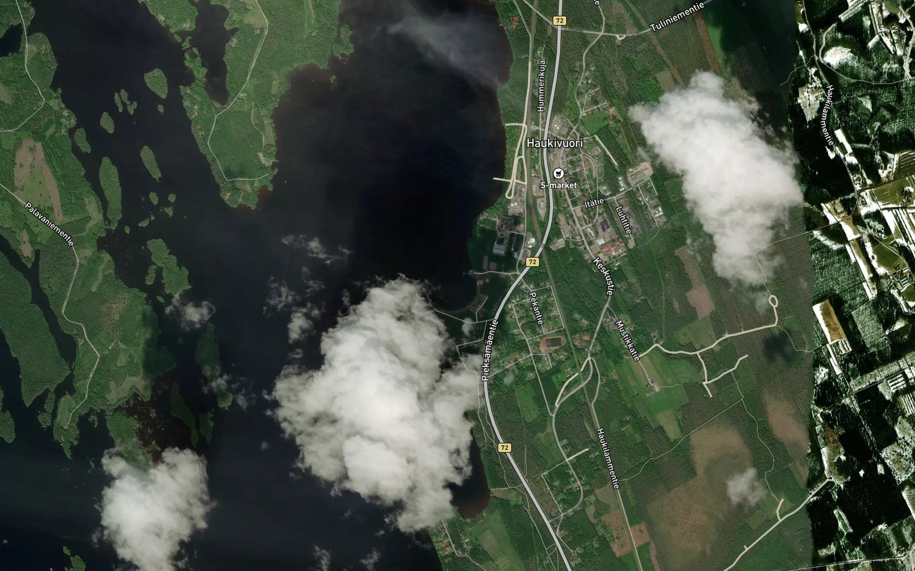 Satellite map of the Vanhanpaikanlahti