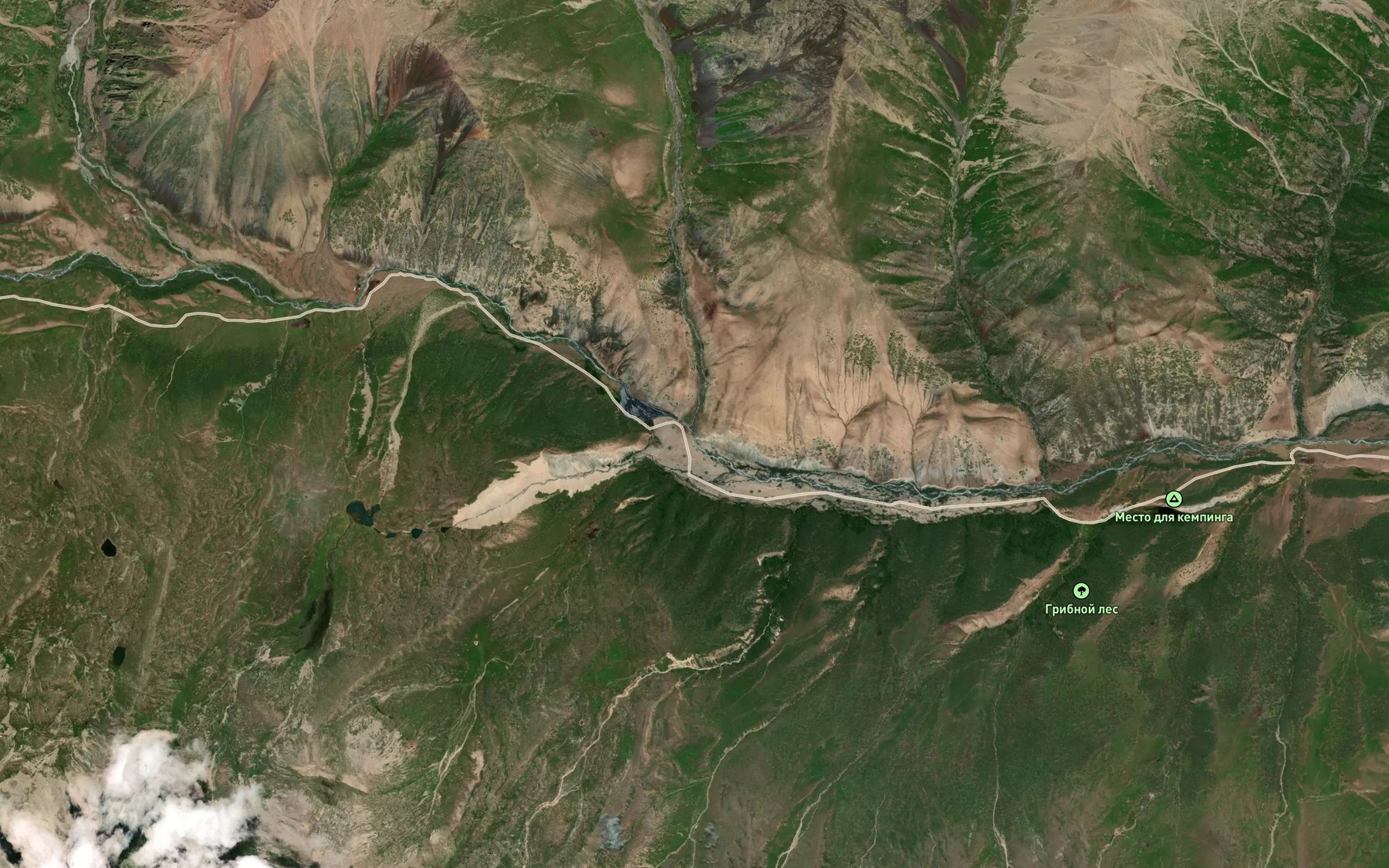 Satellite map of the Ashir