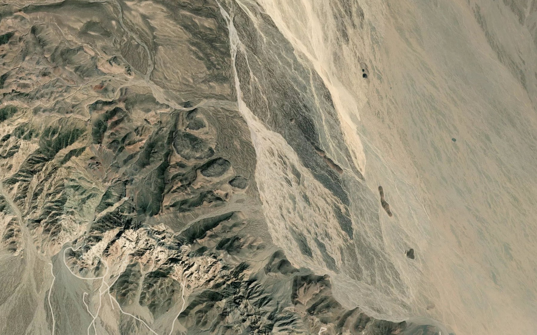 Satellite map of the Cut Wash