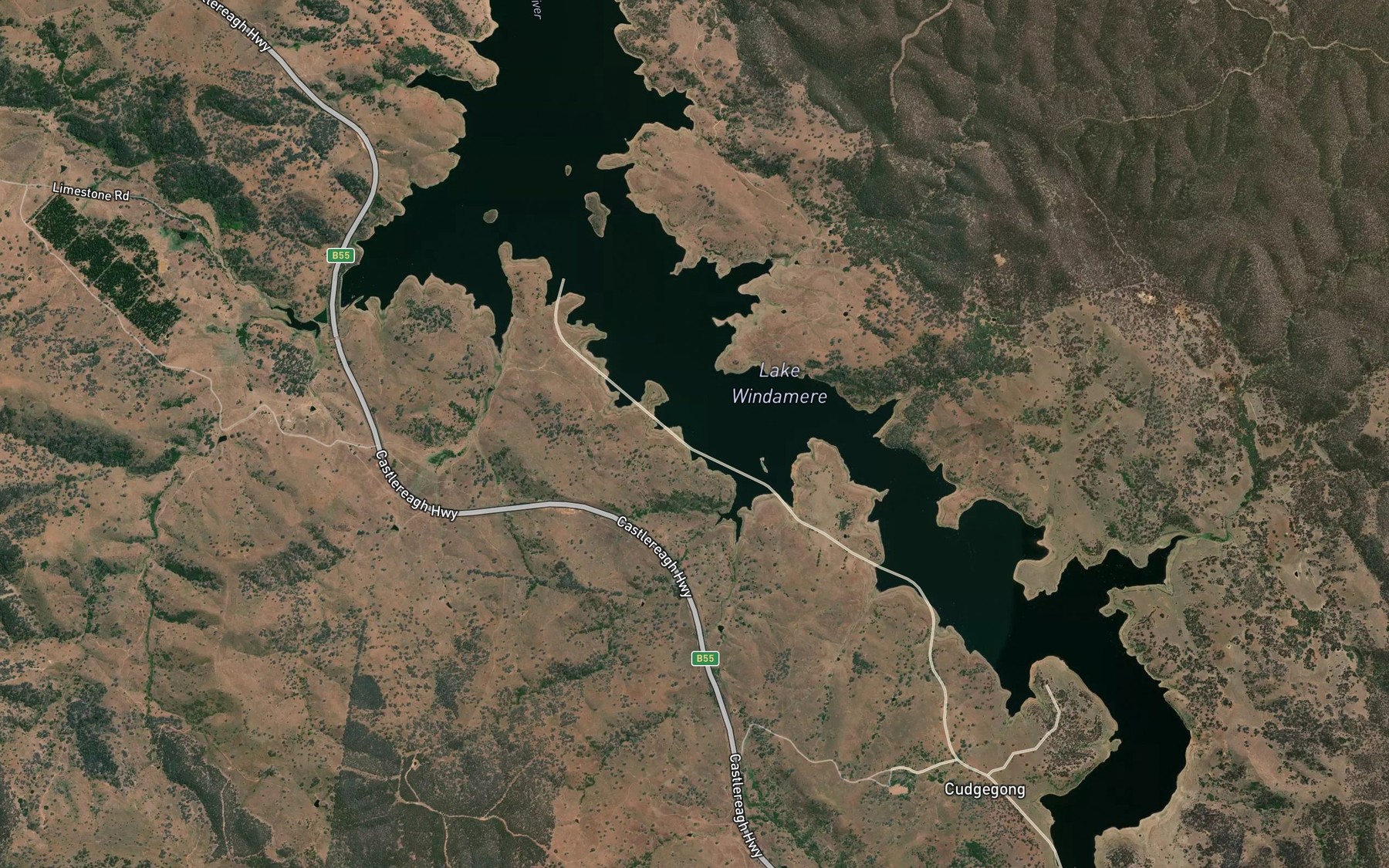 Satellite map of the Spot 5