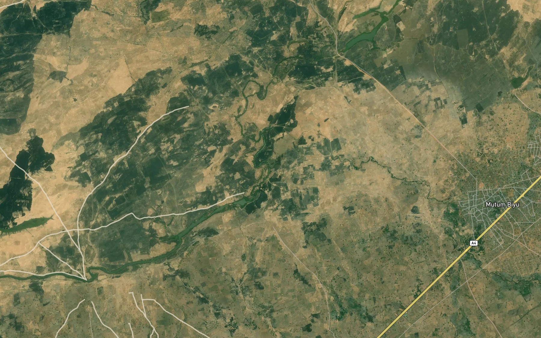 Satellite map of the River Dankuturu