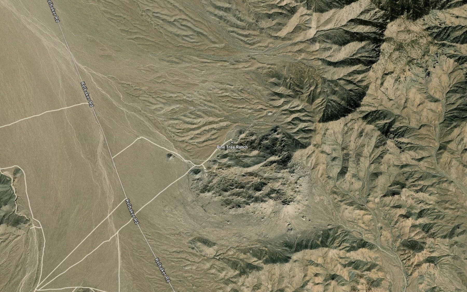 Satellite map of the Arrowhead Spring