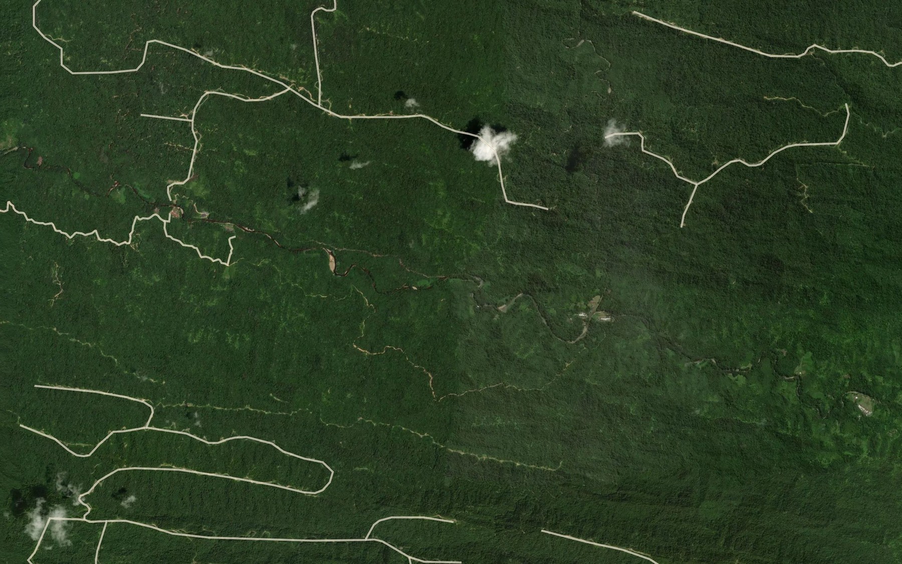 Satellite map of the Sungai Elang