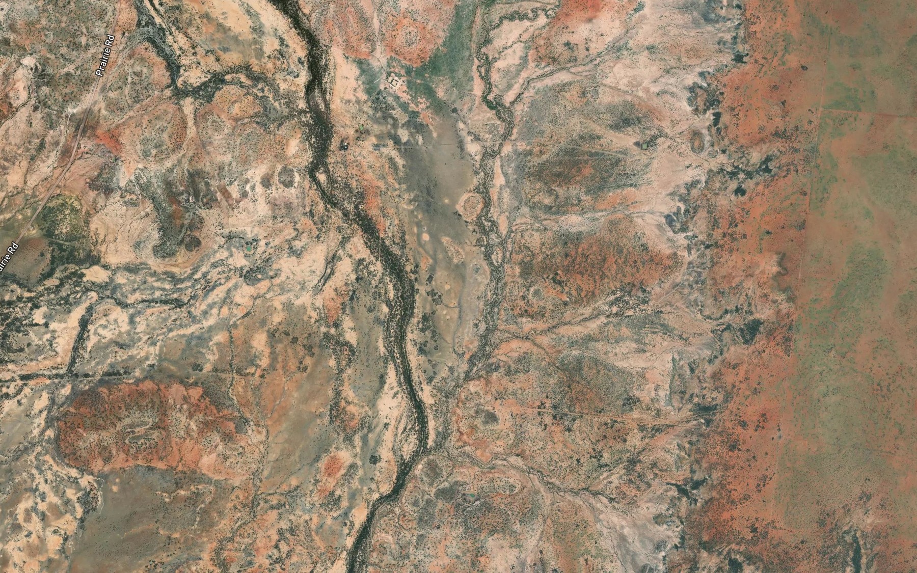 Satellite map of the Stone Jug Creek
