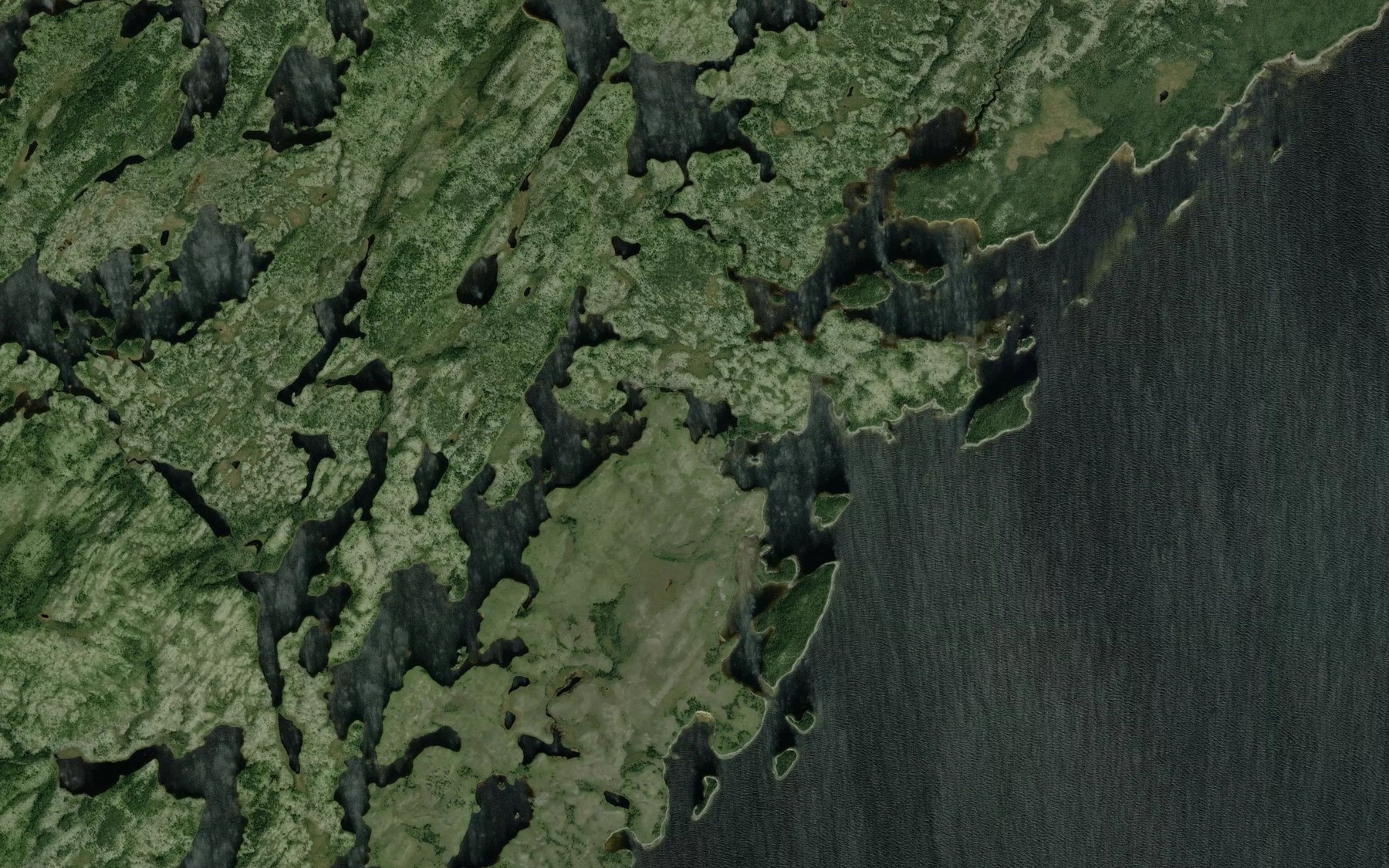 Satellite map of the Ruisseau Fafard