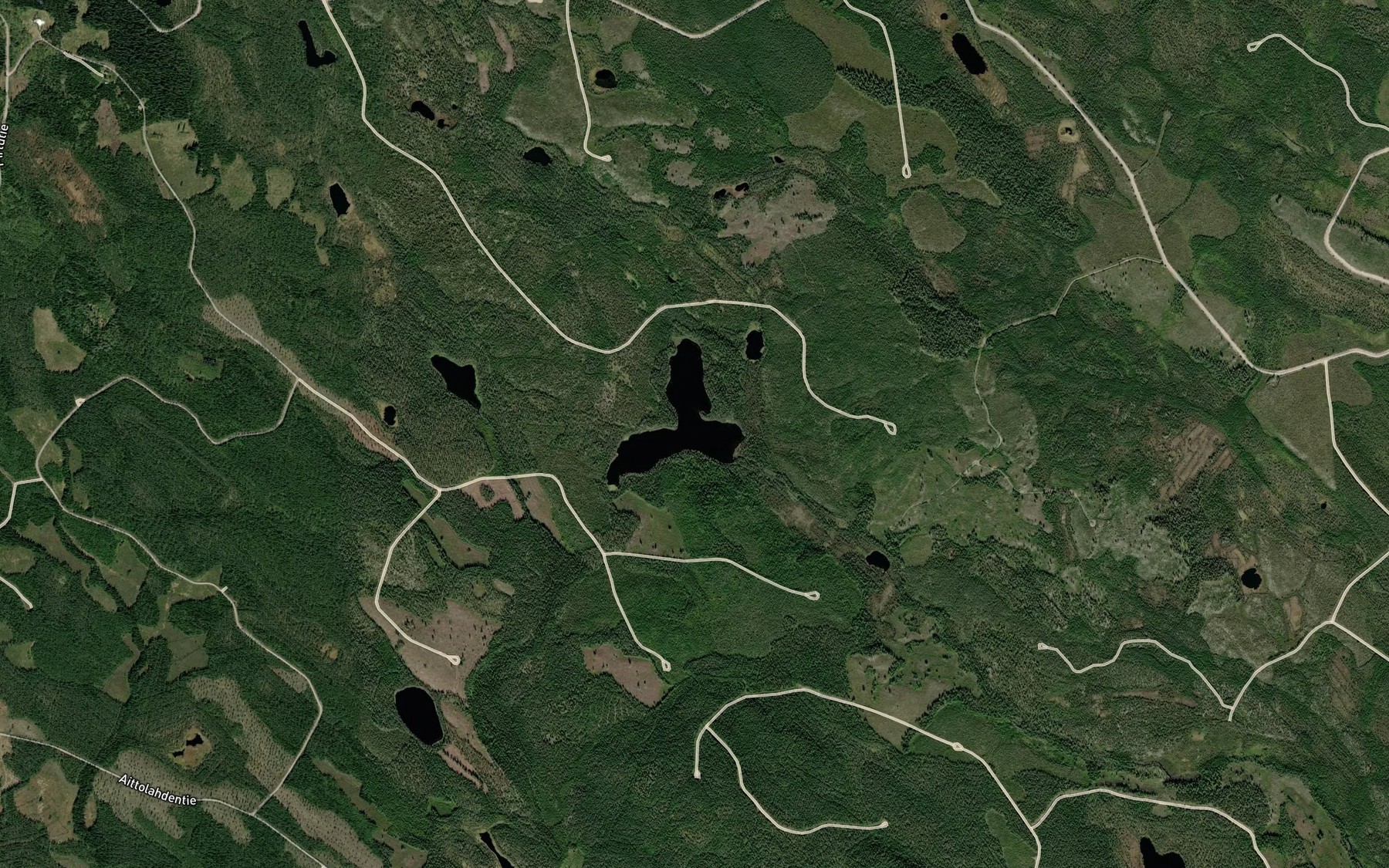 Satellite map of the Kaatiolampi
