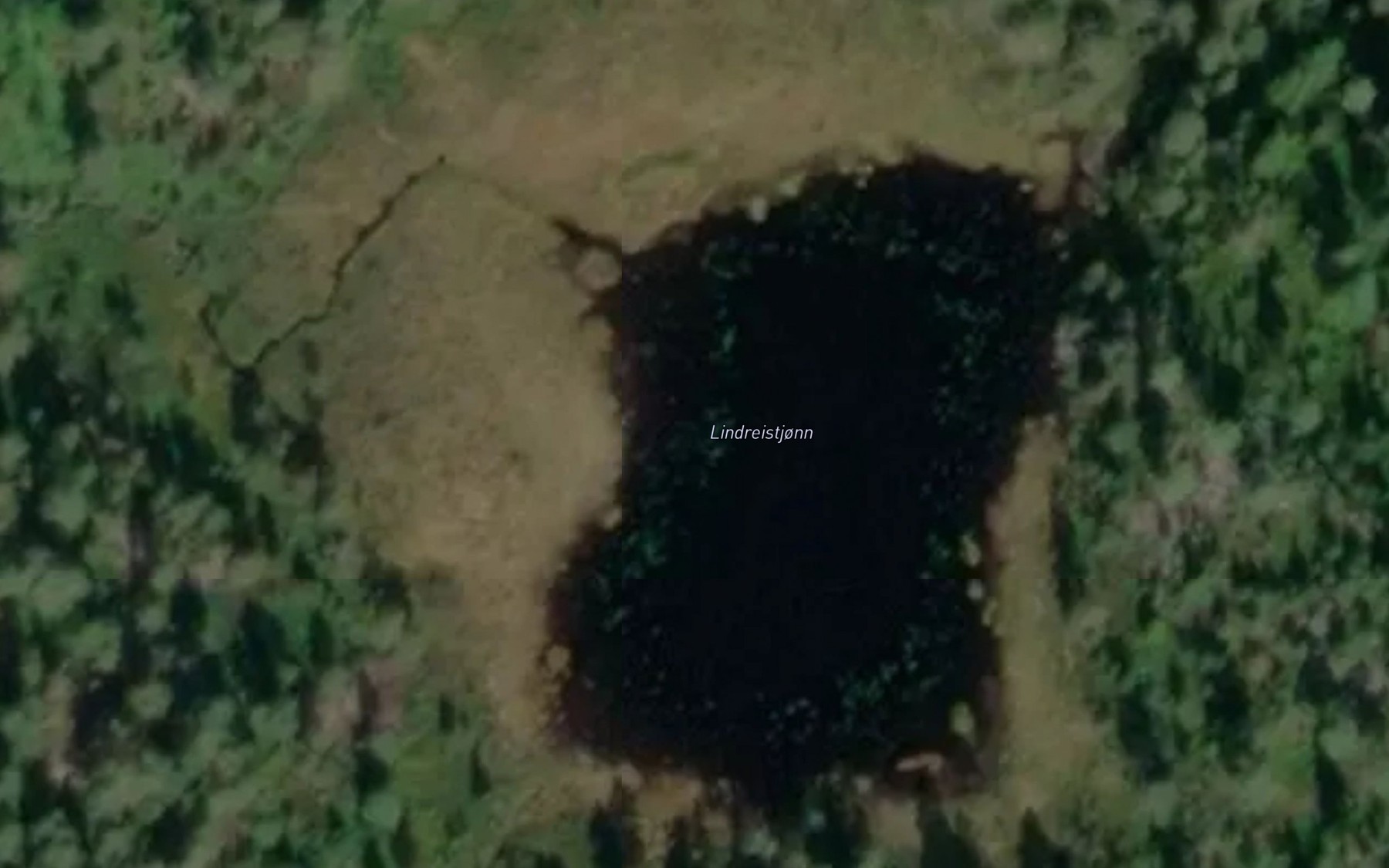Satellite map of the Lindreistjonn