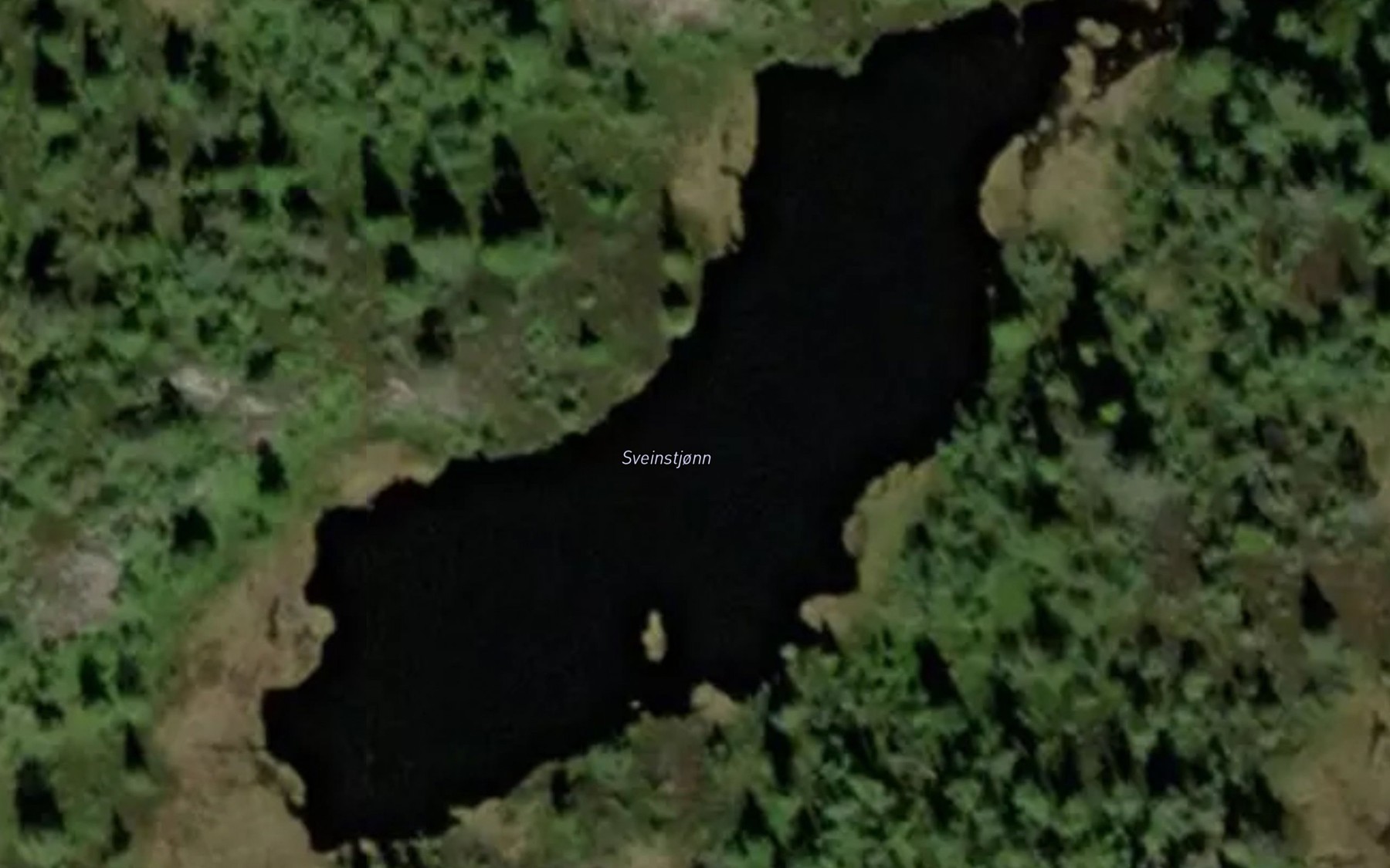 Satellite map of the Sveinstjonn