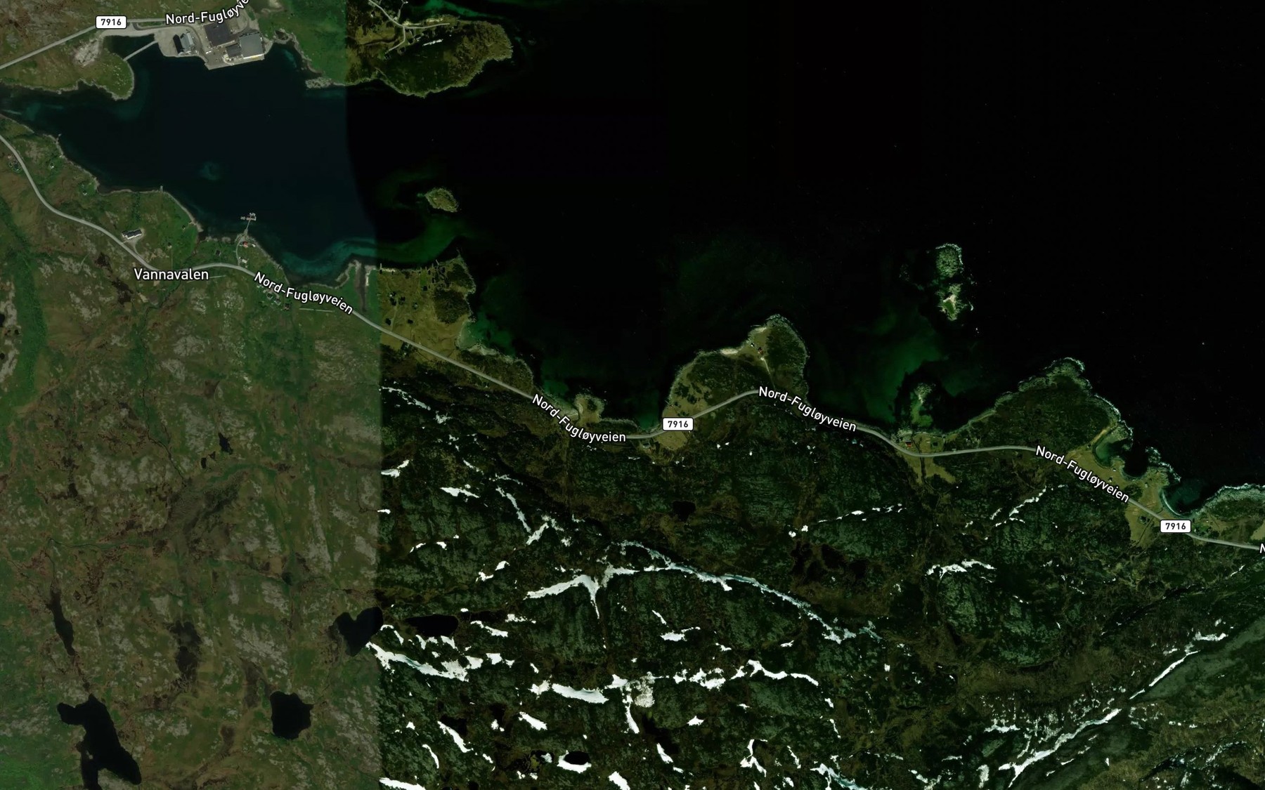 Satellite map of the Sandvika