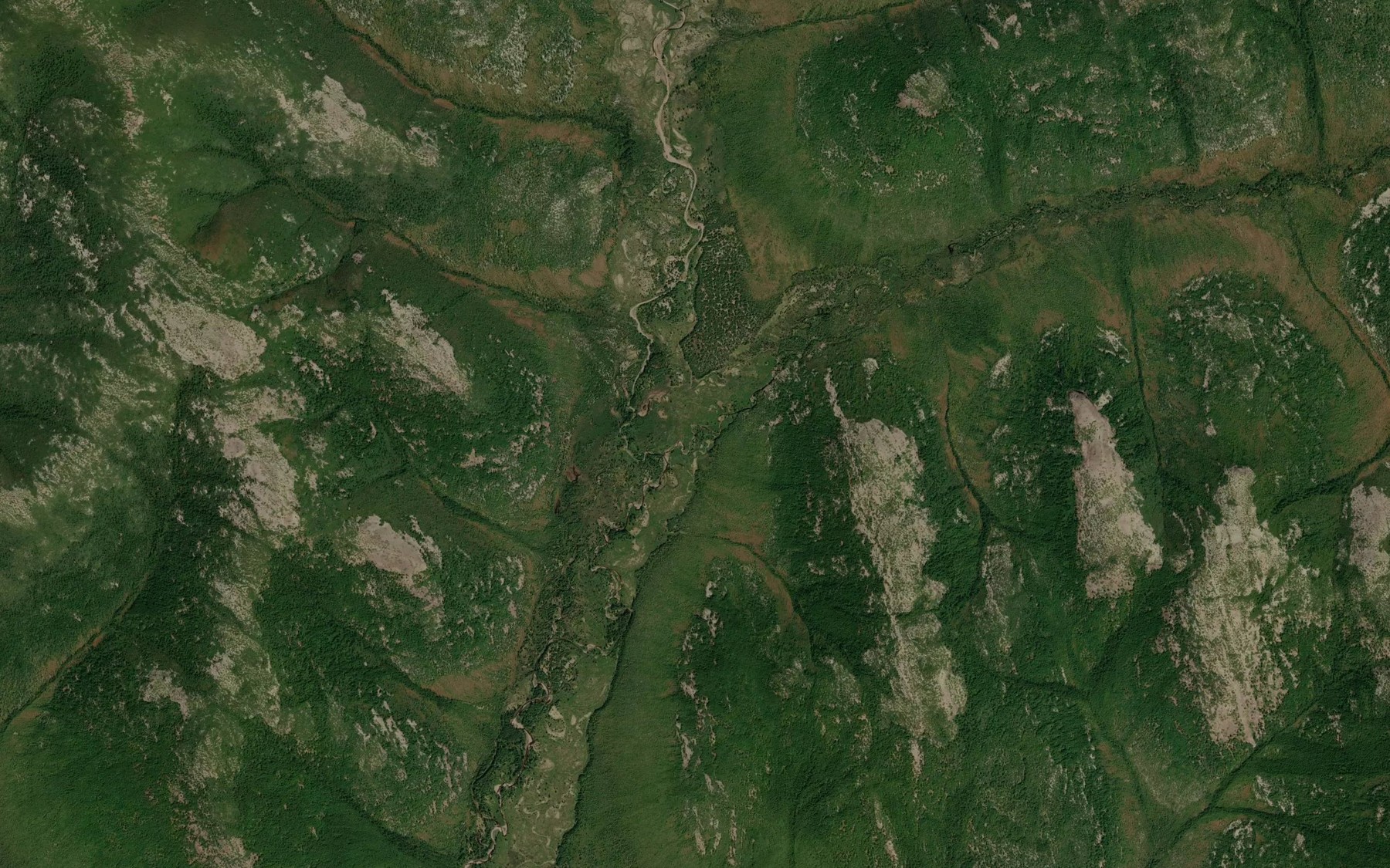 Satellite map of the Tusakh