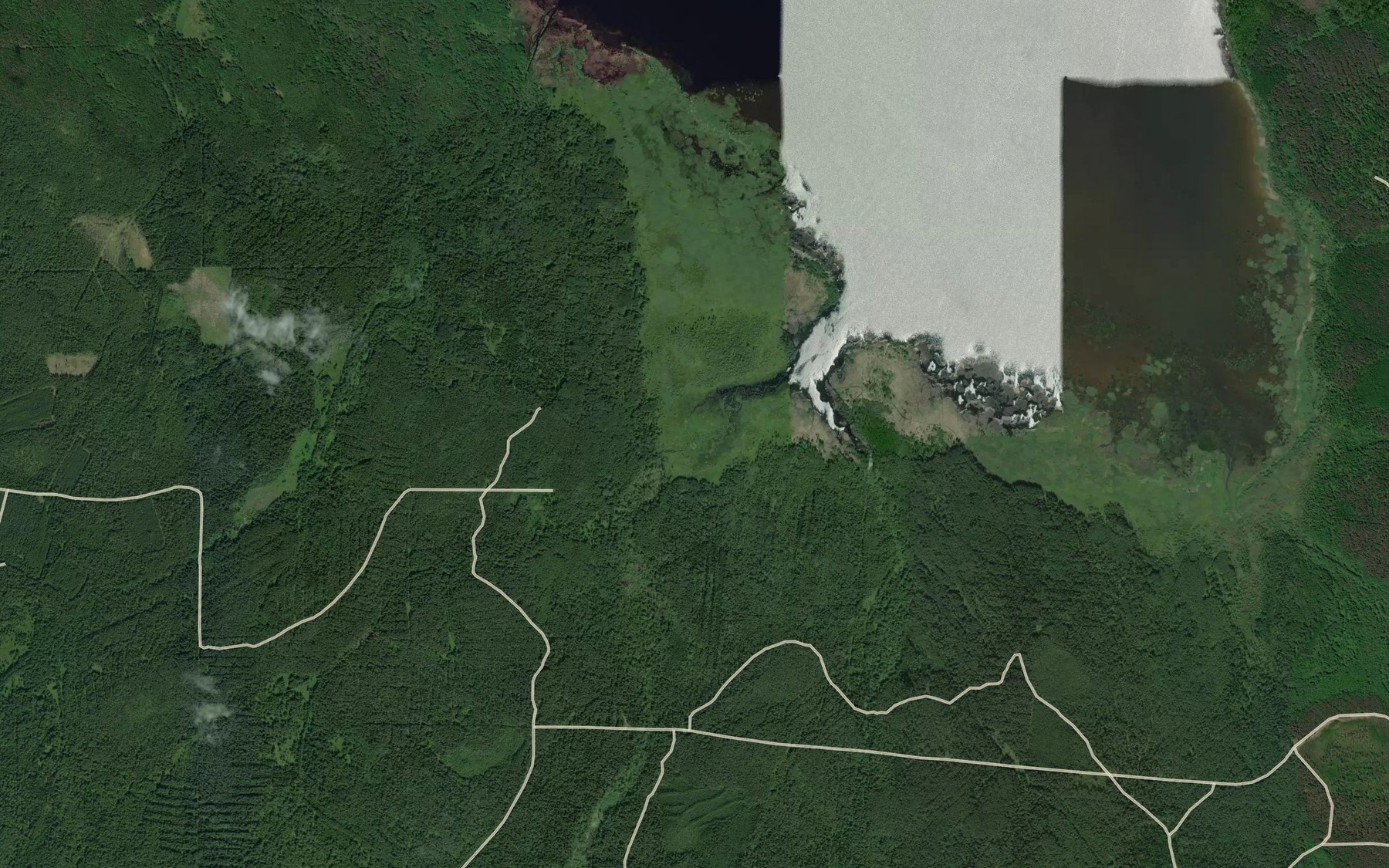 Satellite map of the Yuga
