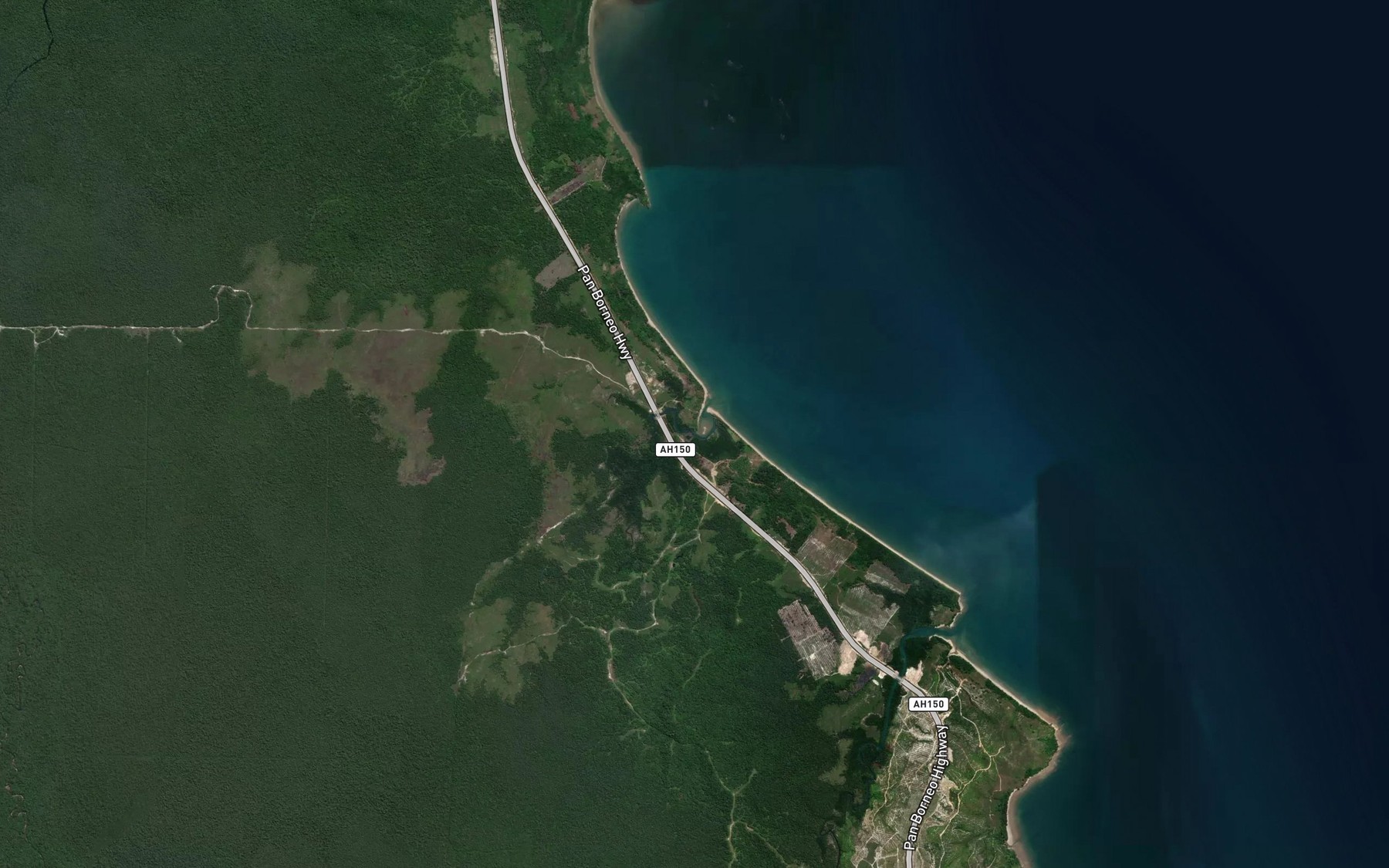 Satellite map of the Sungai Bedaun