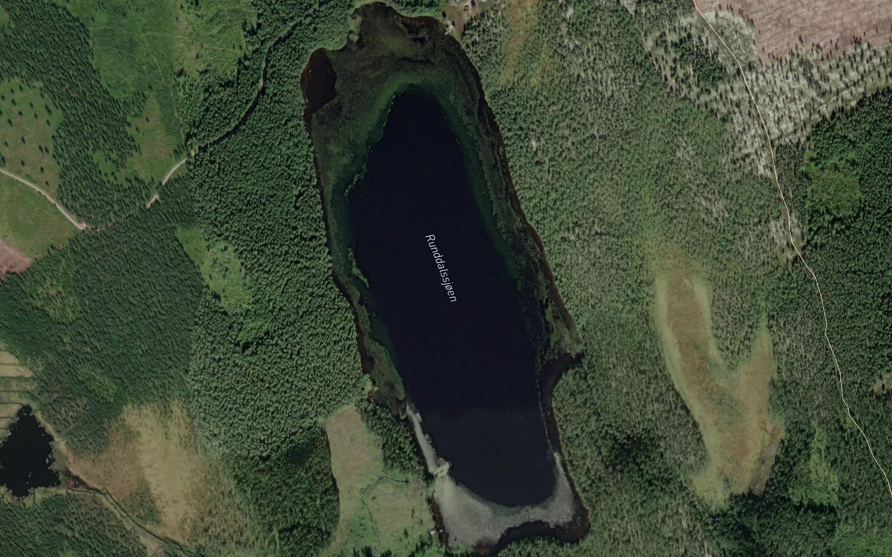 Satellite map of the Runddalssjoen