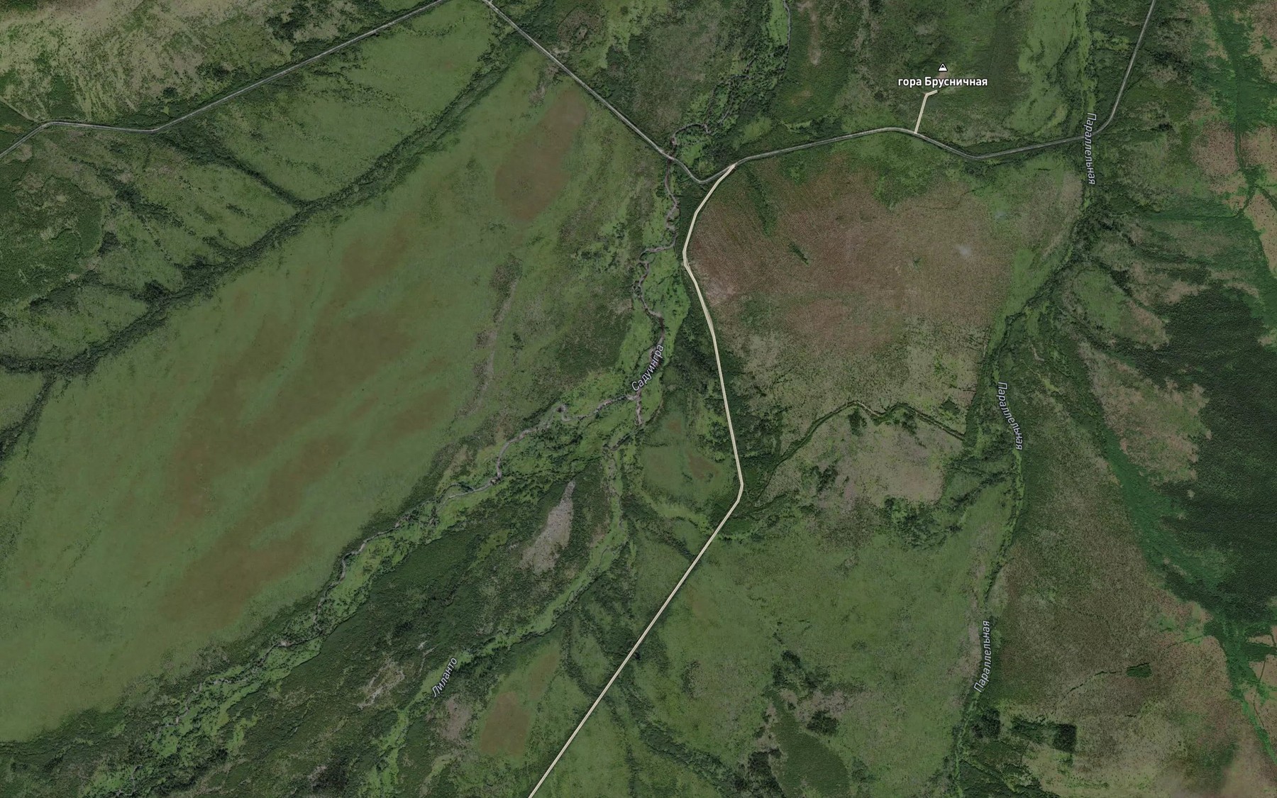 Satellite map of the Lelanto