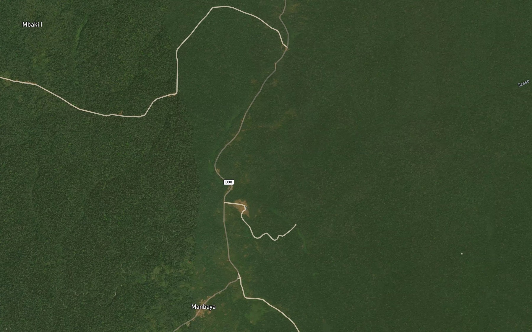 Satellite map of the Messomo