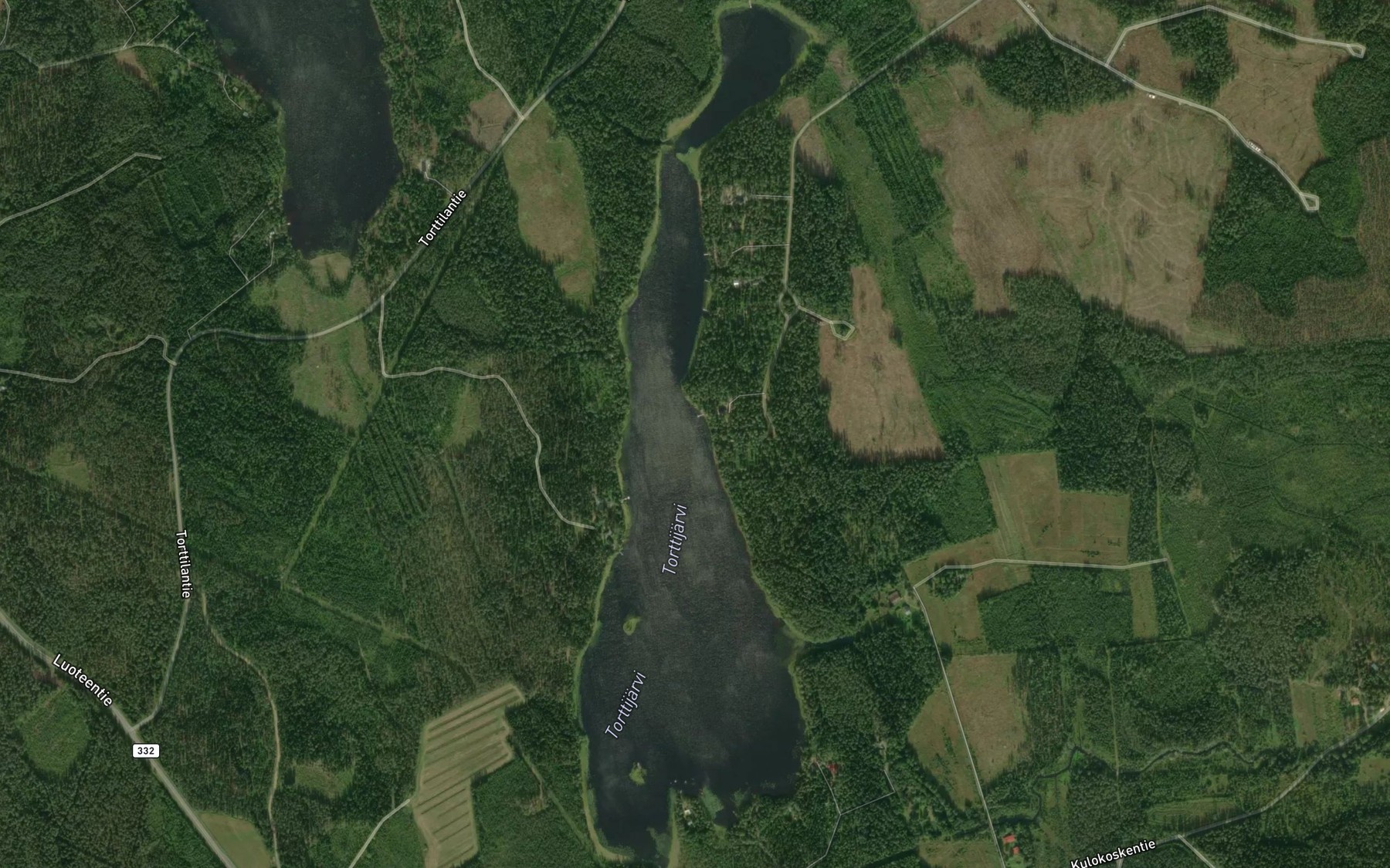 Satellite map of the Torttijarvi