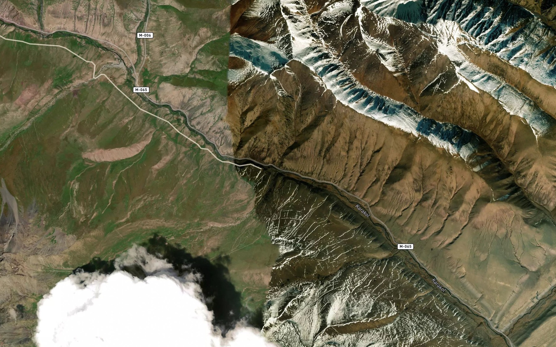 Satellite map of the Korumlu