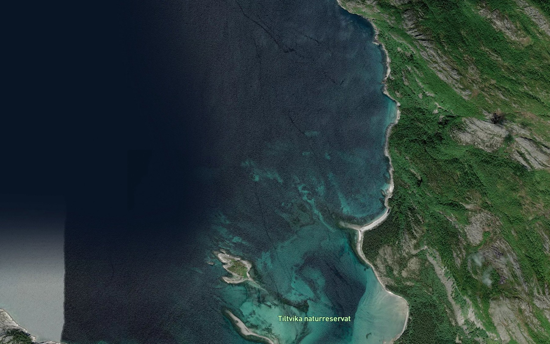 Satellite map of the Nordflua